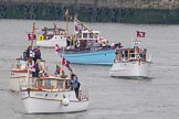 Thames Diamond Jubilee Pageant: DUNKIRK LITTLE SHIPS-Mada (H21)..
River Thames seen from Battersea Bridge,
London,

United Kingdom,
on 03 June 2012 at 15:12, image #272