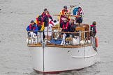 Thames Diamond Jubilee Pageant: DUNKIRK LITTLE SHIPS-Wanda (H19)..
River Thames seen from Battersea Bridge,
London,

United Kingdom,
on 03 June 2012 at 15:14, image #295