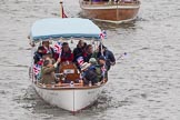 Thames Diamond Jubilee Pageant: MOTOR CRUISES/YACHTS-Amaryllis (H92)..
River Thames seen from Battersea Bridge,
London,

United Kingdom,
on 03 June 2012 at 15:27, image #365