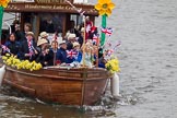 Thames Diamond Jubilee Pageant: WORKING HISTORIC-Queen of Lake (Cumbria) (H131)..
River Thames seen from Battersea Bridge,
London,

United Kingdom,
on 03 June 2012 at 15:34, image #396