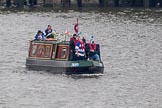 Thames Diamond Jubilee Pageant: NARROW BOATS-Doris Katia (R62)..
River Thames seen from Battersea Bridge,
London,

United Kingdom,
on 03 June 2012 at 15:51, image #441