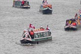 Thames Diamond Jubilee Pageant: NARROW BOATS-Galatea (R65)..
River Thames seen from Battersea Bridge,
London,

United Kingdom,
on 03 June 2012 at 15:52, image #447