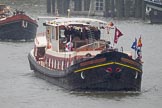 Thames Diamond Jubilee Pageant: BARGES-Amethyst Atoll (R102)..
River Thames seen from Battersea Bridge,
London,

United Kingdom,
on 03 June 2012 at 15:59, image #482