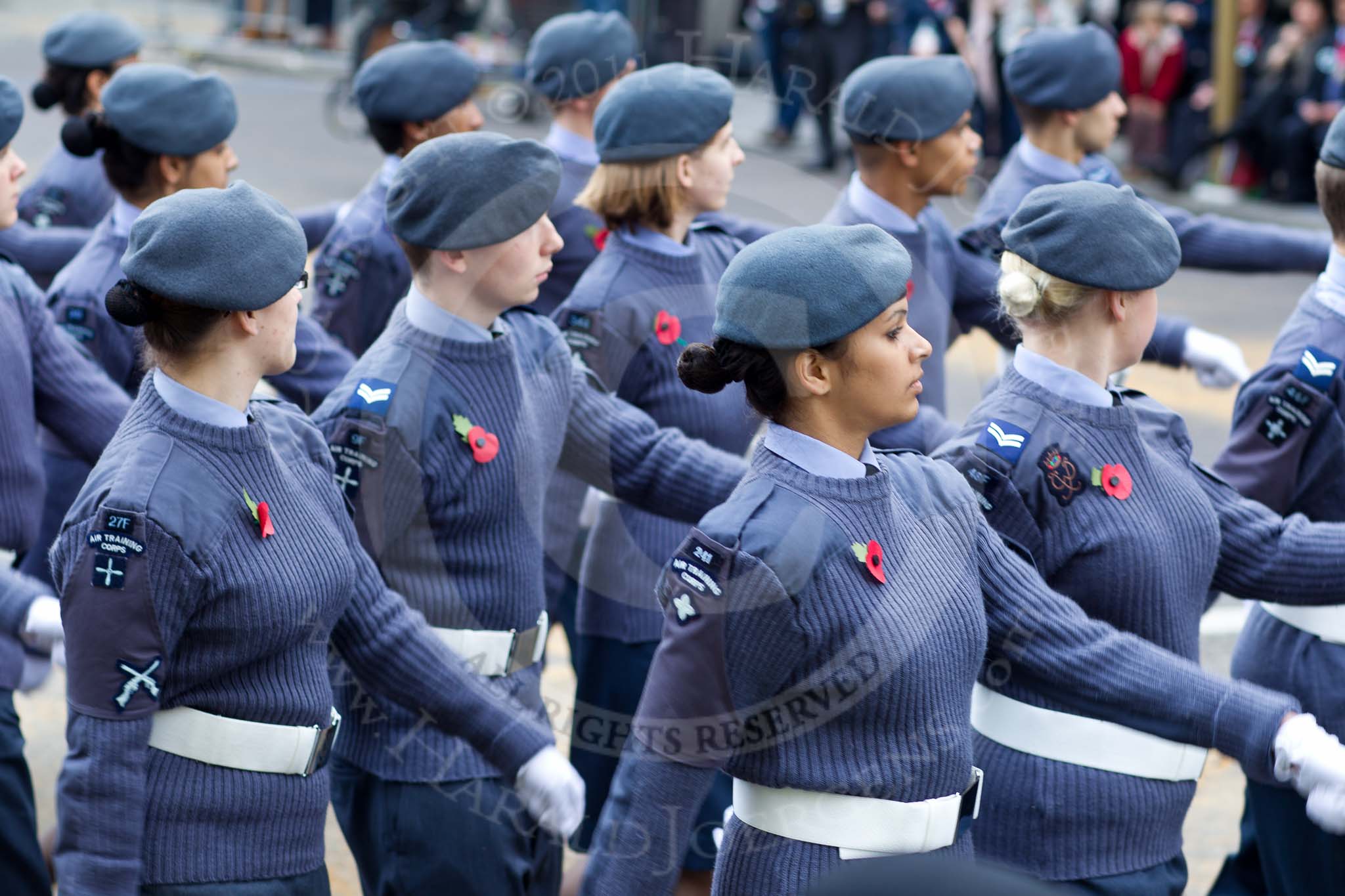 The Lord Mayor's Show 2011: The Air Traing Corps Band..
Opposite Mansion House, City of London,
London,
-,
United Kingdom,
on 12 November 2011 at 11:17, image #205