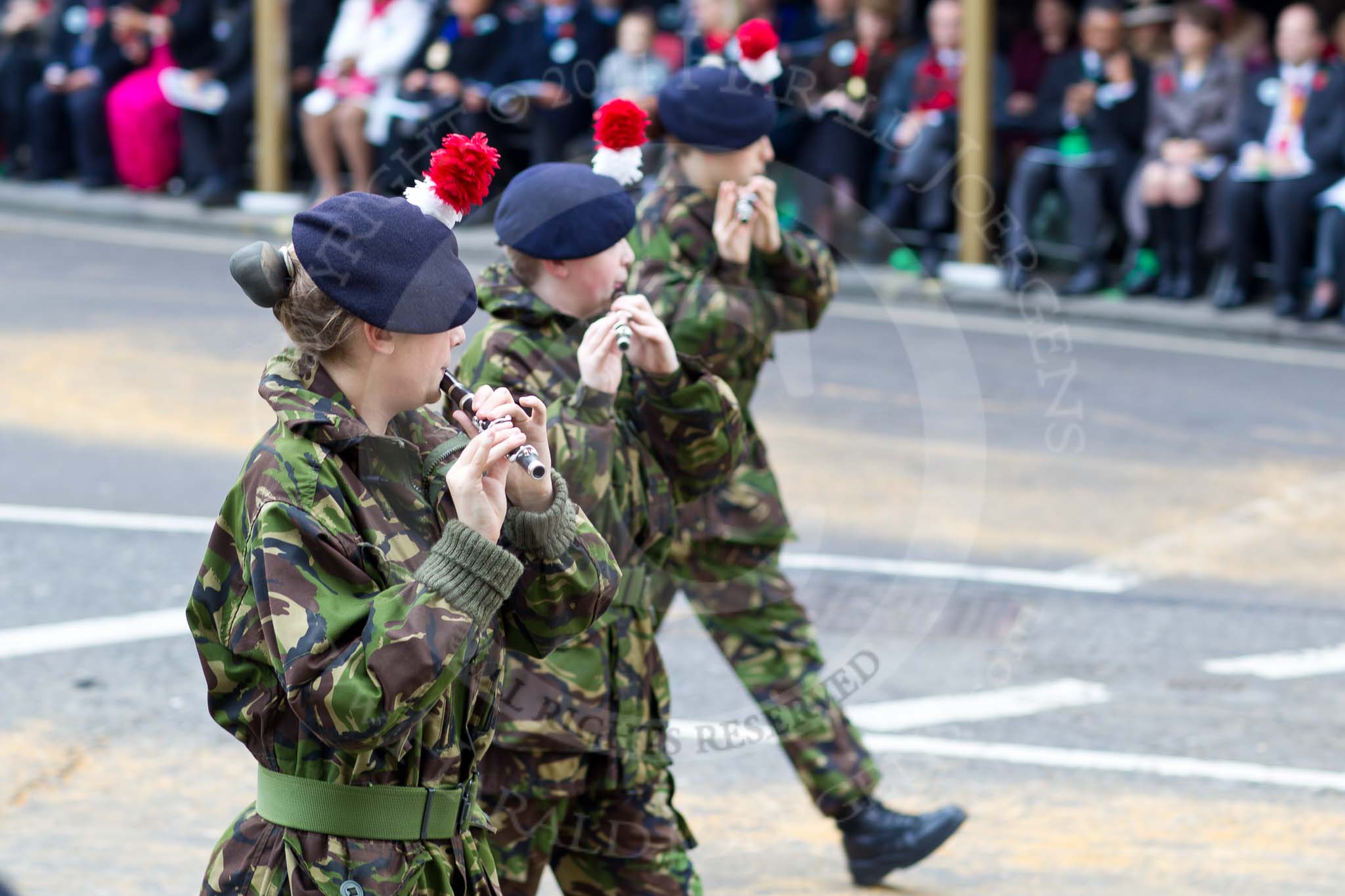 The Lord Mayor's Show 2011: Army Cadet Force (SE London)..
Opposite Mansion House, City of London,
London,
-,
United Kingdom,
on 12 November 2011 at 11:19, image #215