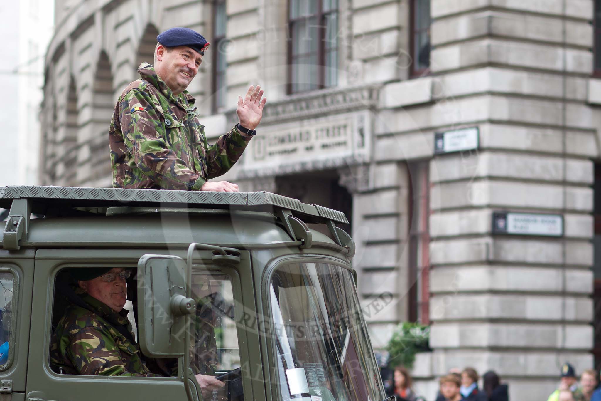 The Lord Mayor's Show 2011: 151 (London) Transport Regiment (V)..
Opposite Mansion House, City of London,
London,
-,
United Kingdom,
on 12 November 2011 at 11:30, image #315