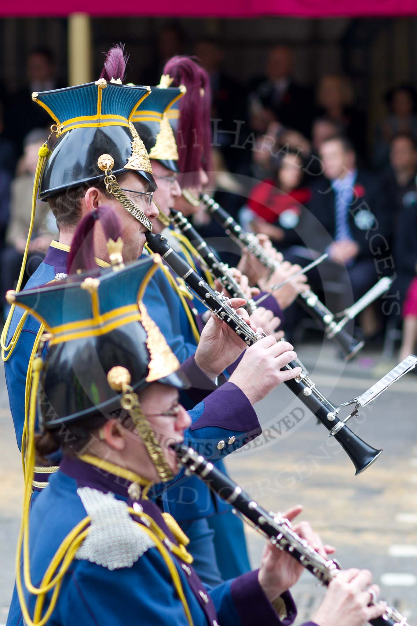 The Lord Mayor's Show 2011: The Royal Yeomanry Band (IC&CY)..
Opposite Mansion House, City of London,
London,
-,
United Kingdom,
on 12 November 2011 at 11:39, image #392