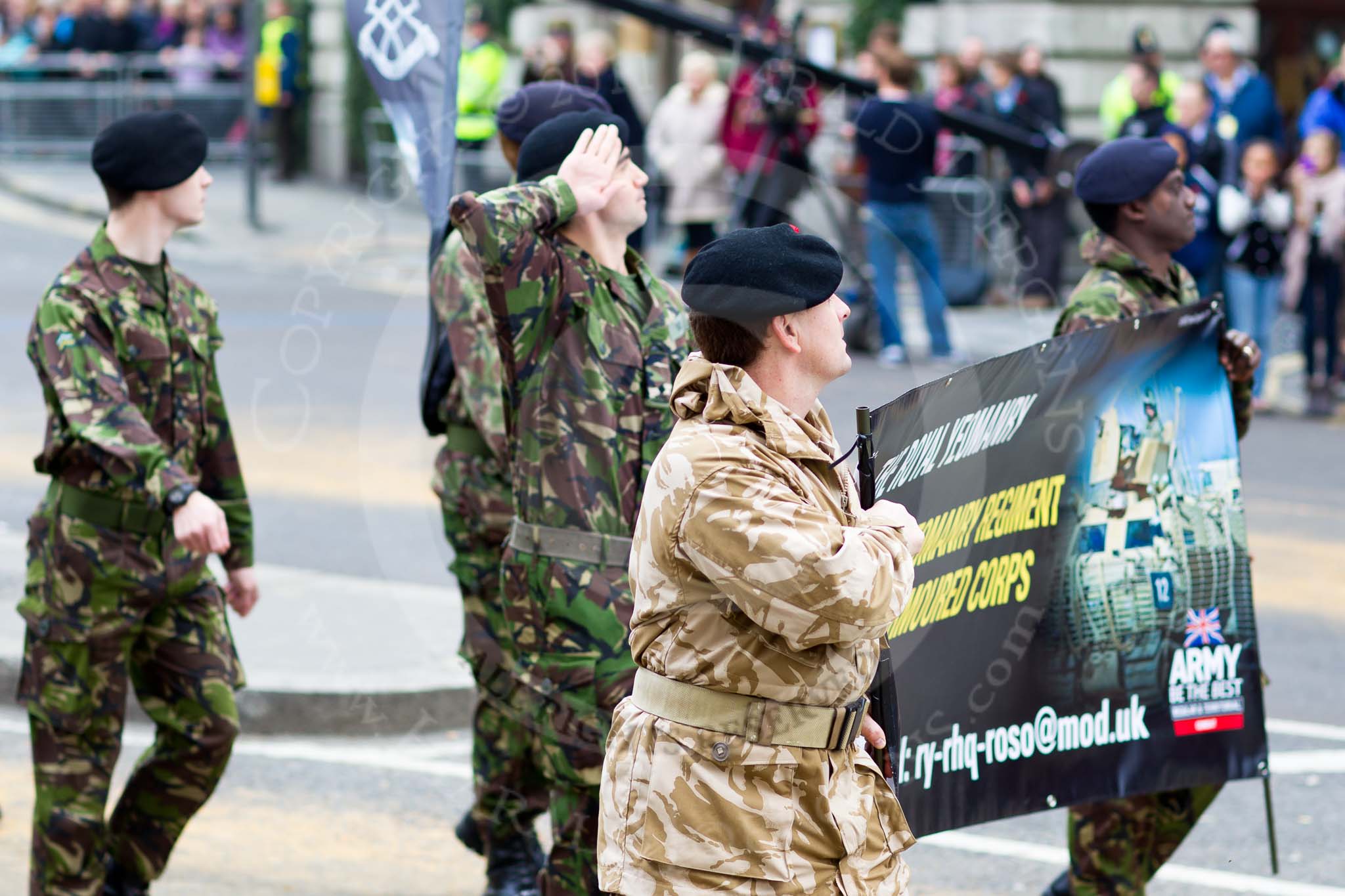 The Lord Mayor's Show 2011: The Royal Yeomanry..
Opposite Mansion House, City of London,
London,
-,
United Kingdom,
on 12 November 2011 at 11:40, image #409