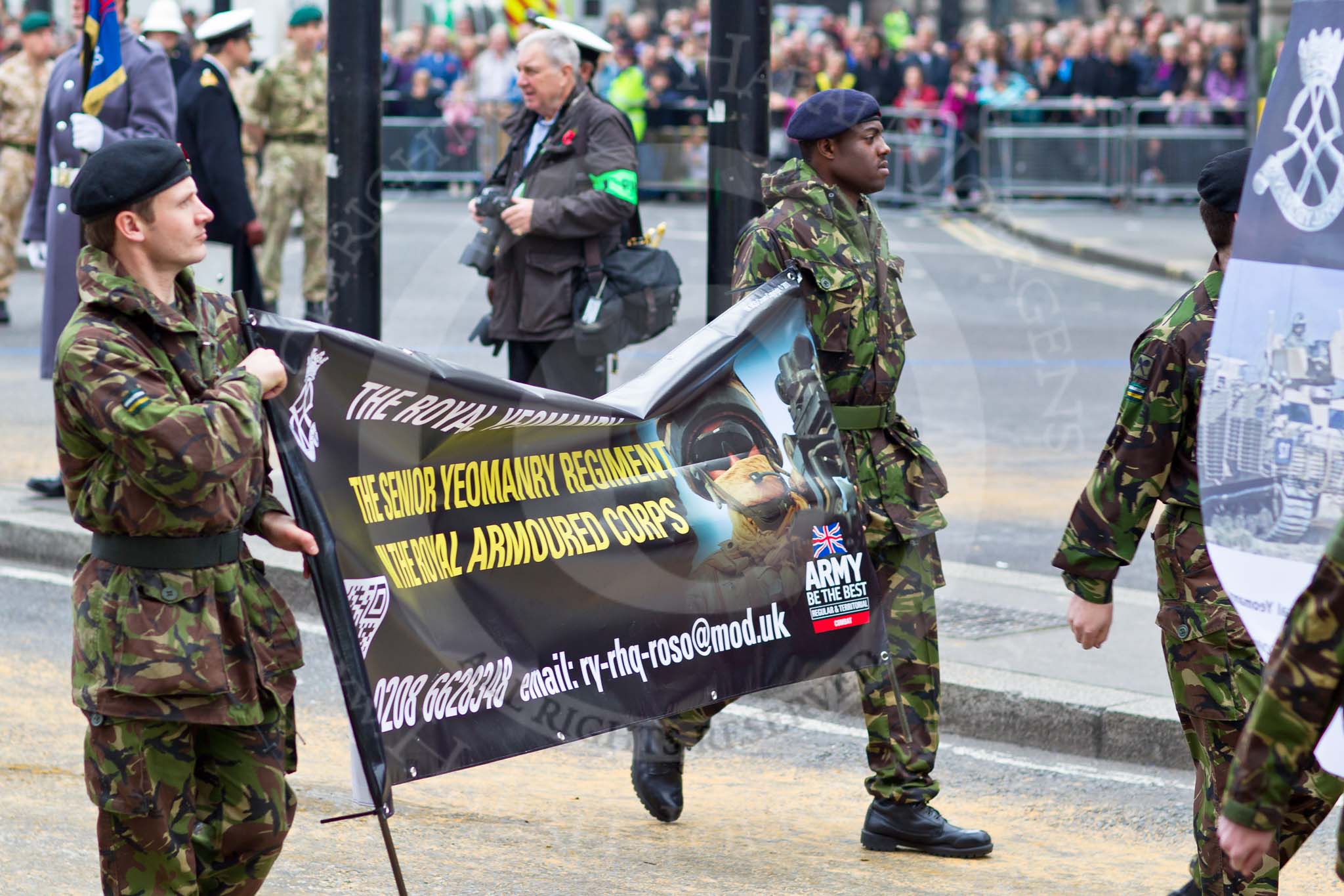 The Lord Mayor's Show 2011: The Royal Yeomanry..
Opposite Mansion House, City of London,
London,
-,
United Kingdom,
on 12 November 2011 at 11:40, image #411