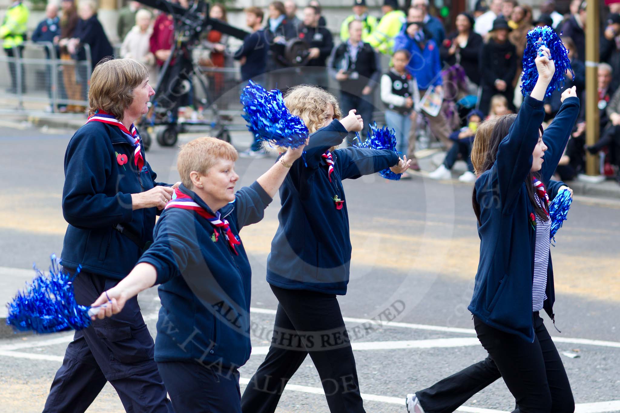 The Lord Mayor's Show 2011: Girlguiding LaSER (http://www.girlguidinglaser.org.uk/)..
Opposite Mansion House, City of London,
London,
-,
United Kingdom,
on 12 November 2011 at 11:46, image #480