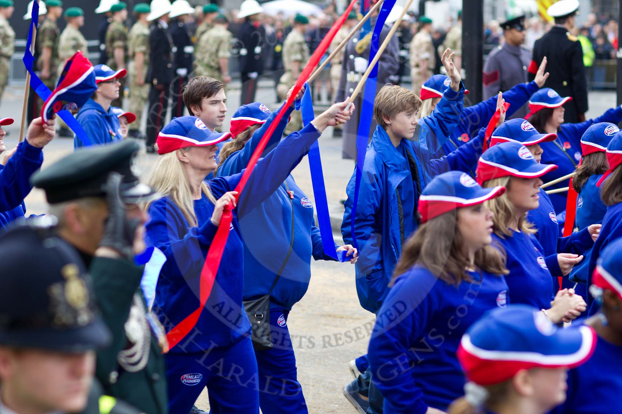 The Lord Mayor's Show 2011: Pimlico Plumbers..
Opposite Mansion House, City of London,
London,
-,
United Kingdom,
on 12 November 2011 at 11:47, image #494