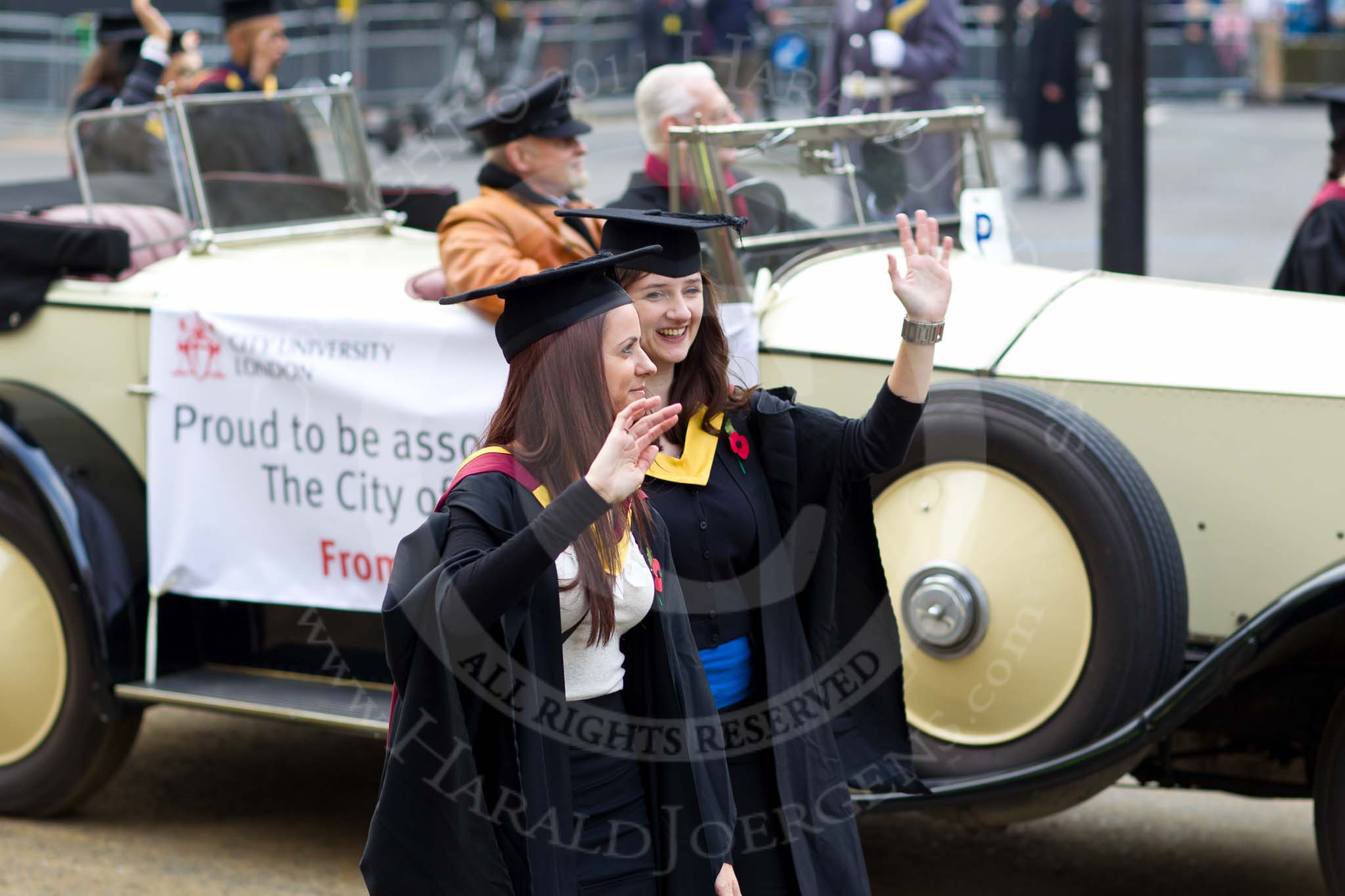 The Lord Mayor's Show 2011: City University London (http://www.city.ac.uk/)..
Opposite Mansion House, City of London,
London,
-,
United Kingdom,
on 12 November 2011 at 11:49, image #506