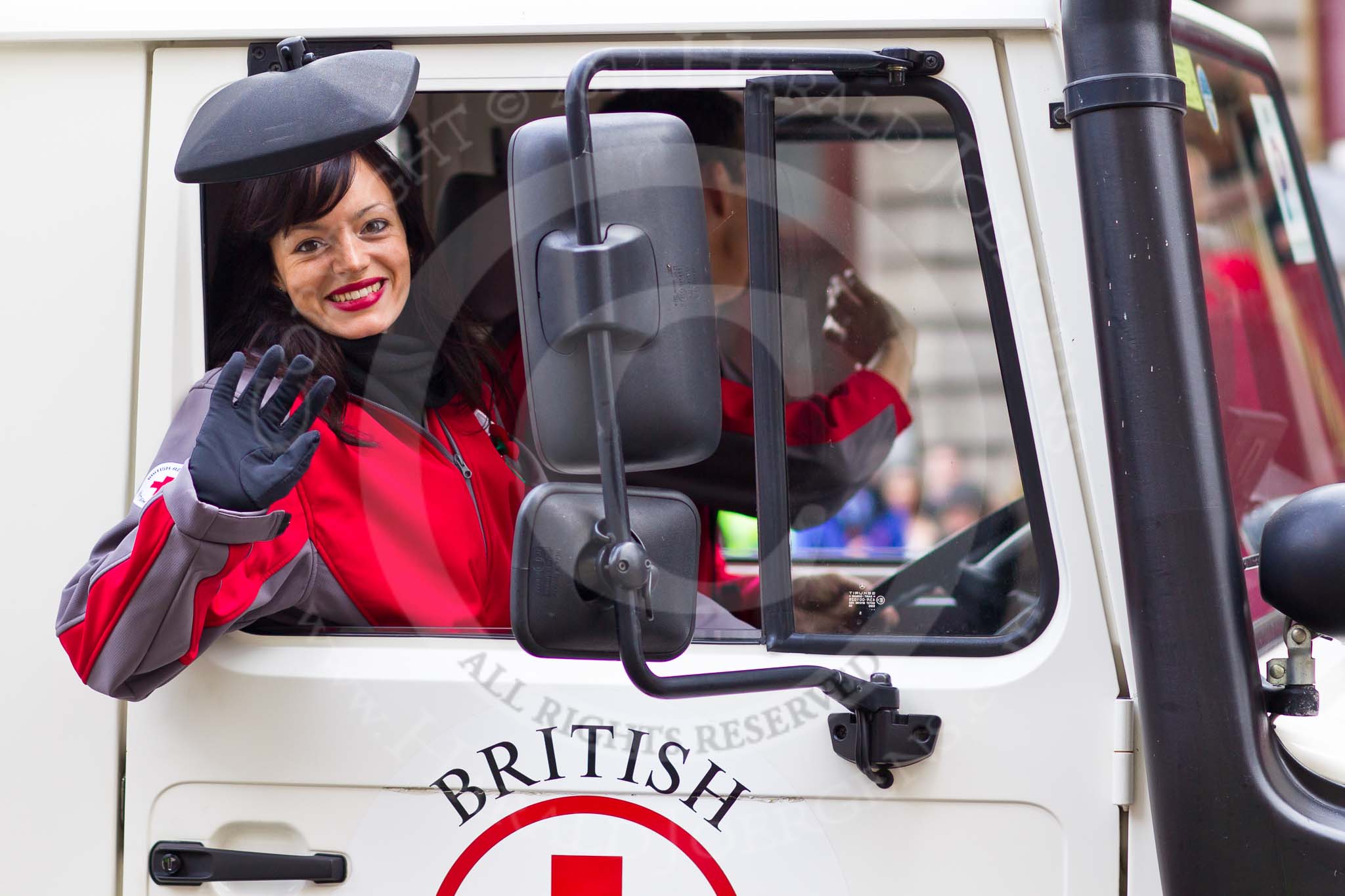 The Lord Mayor's Show 2011: British Red Cross Society (http://www.redcross.org.uk/)..
Opposite Mansion House, City of London,
London,
-,
United Kingdom,
on 12 November 2011 at 12:04, image #636