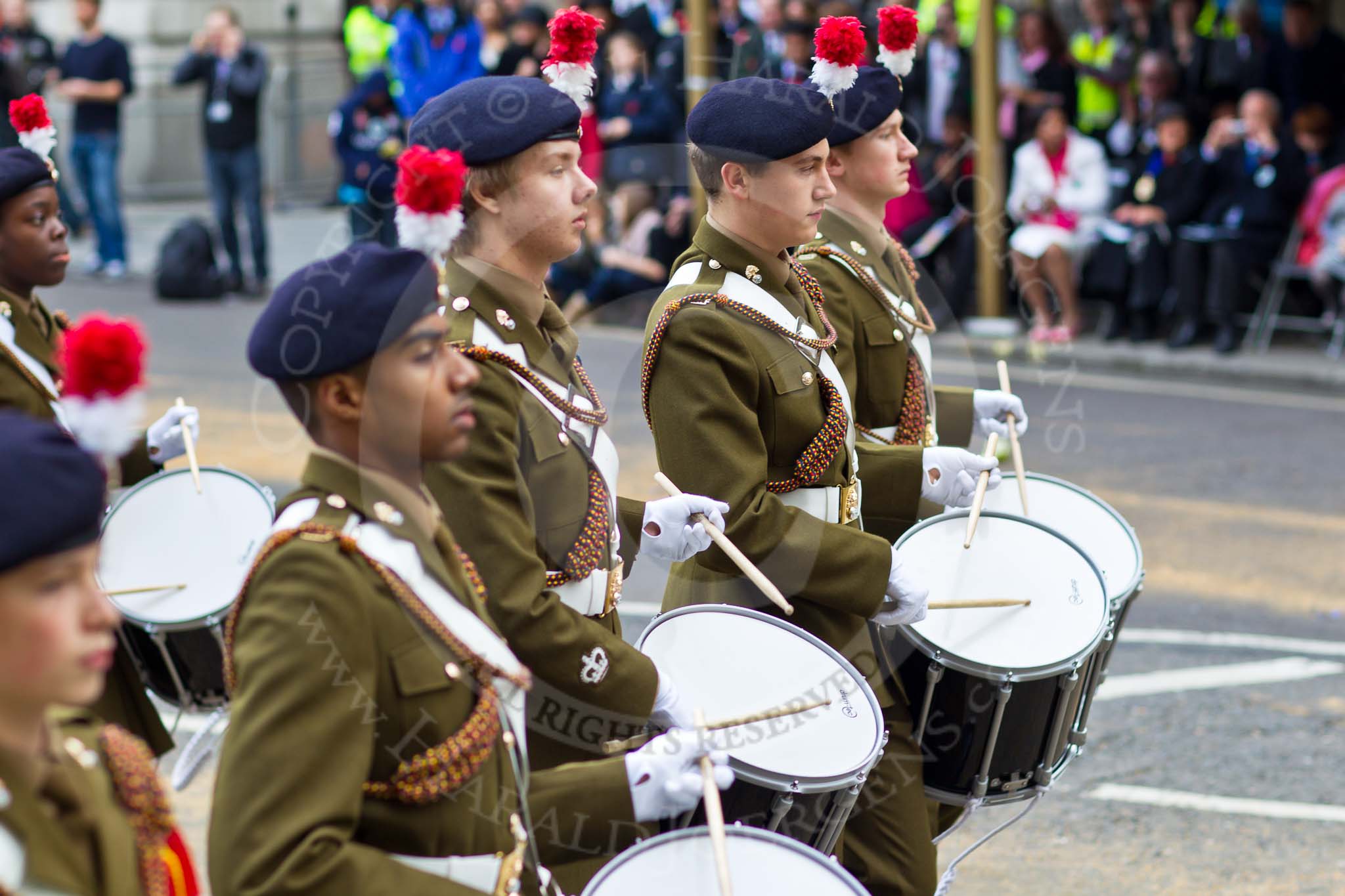 The Lord Mayor's Show 2011: St Dunstan's CCF Band (http://www.stdunstans.org.uk/)..
Opposite Mansion House, City of London,
London,
-,
United Kingdom,
on 12 November 2011 at 12:04, image #639