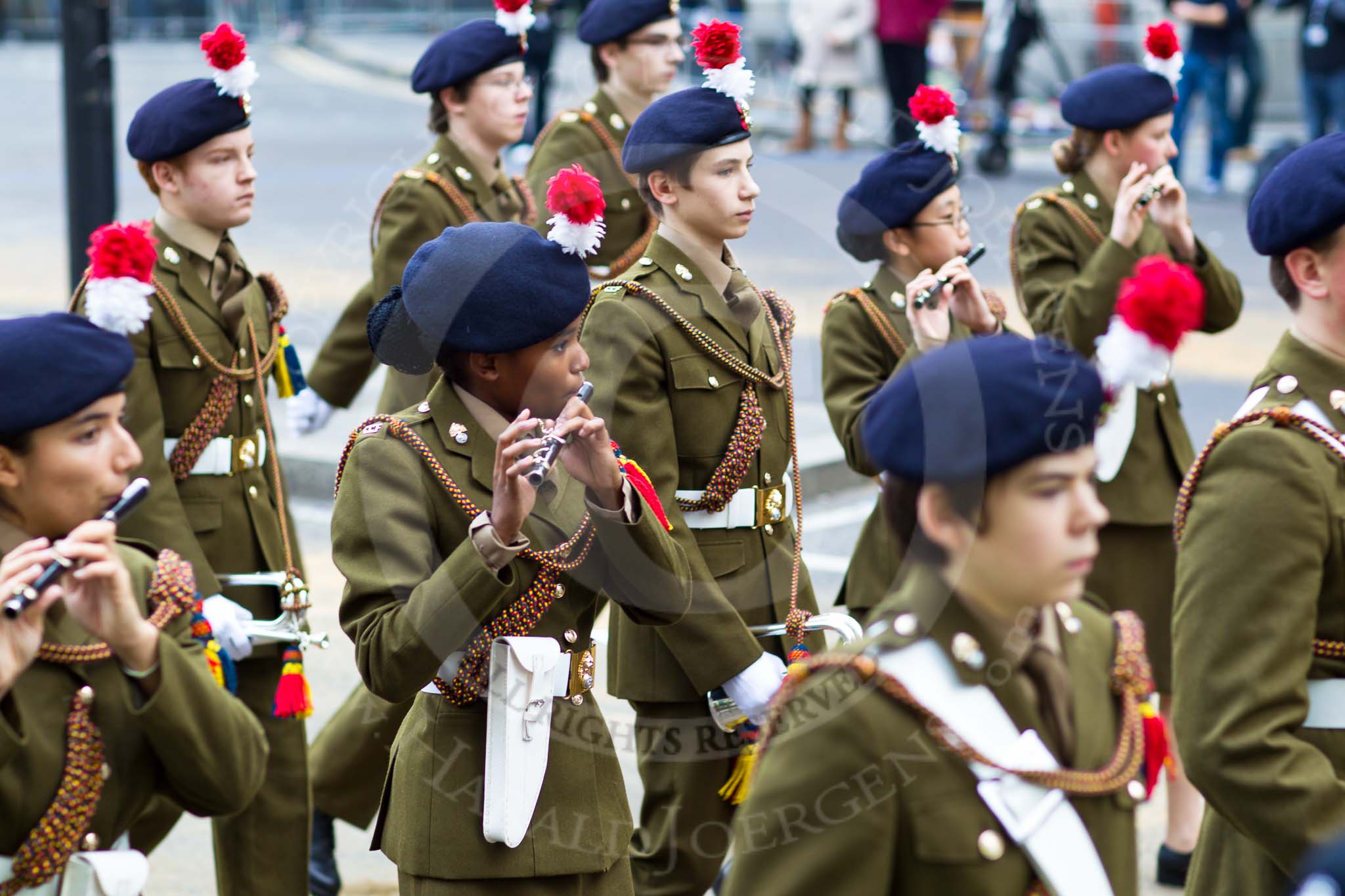 The Lord Mayor's Show 2011: St Dunstan's CCF Band (http://www.stdunstans.org.uk/)..
Opposite Mansion House, City of London,
London,
-,
United Kingdom,
on 12 November 2011 at 12:04, image #640