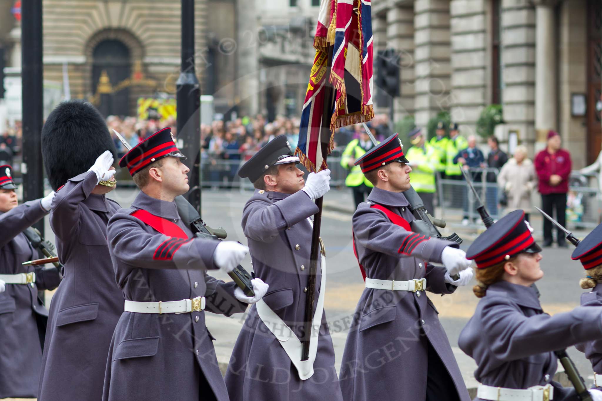 The Lord Mayor's Show 2011: The Honourable Artillery Company (HAC, http://www.hac.org.uk/)..
Opposite Mansion House, City of London,
London,
-,
United Kingdom,
on 12 November 2011 at 12:13, image #741
