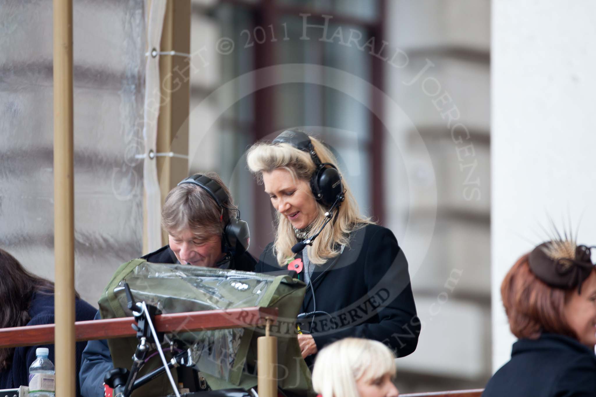The Lord Mayor's Show 2011: BBC at work during the live broadcast..
Opposite Mansion House, City of London,
London,
-,
United Kingdom,
on 12 November 2011 at 12:17, image #754