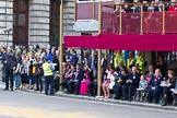 The Lord Mayor's Show 2011: Guests and television crews next to/on/below the balcony in front of Mansion House..
Opposite Mansion House, City of London,
London,
-,
United Kingdom,
on 12 November 2011 at 10:39, image #9