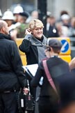 The Lord Mayor's Show 2011: The BBC's Clare Balding preparing for her live broadcast..
Opposite Mansion House, City of London,
London,
-,
United Kingdom,
on 12 November 2011 at 10:43, image #14
