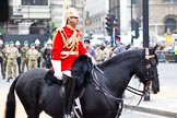 The Lord Mayor's Show 2011: The Director of Music, The Life Guards, Household Cavalry Mounted Regiment Band & Division..
Opposite Mansion House, City of London,
London,
-,
United Kingdom,
on 12 November 2011 at 10:49, image #20
