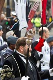 The Lord Mayor's Show 2011: Beadle, Paul Tredgett, Worshipful Company of Glovers (http://www.thegloverscompany.org/)..
Opposite Mansion House, City of London,
London,
-,
United Kingdom,
on 12 November 2011 at 11:12, image #161