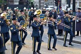 The Lord Mayor's Show 2011: The Central Band of the Royal Air Force..
Opposite Mansion House, City of London,
London,
-,
United Kingdom,
on 12 November 2011 at 11:12, image #164