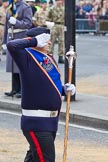 The Lord Mayor's Show 2011: National Youth Marching Band - here 2nd Lieutenant Dean Ongley of the Redhill Corps of Drums, Senior Drum Major of the National Youth Marching Band..
Opposite Mansion House, City of London,
London,
-,
United Kingdom,
on 12 November 2011 at 11:21, image #226