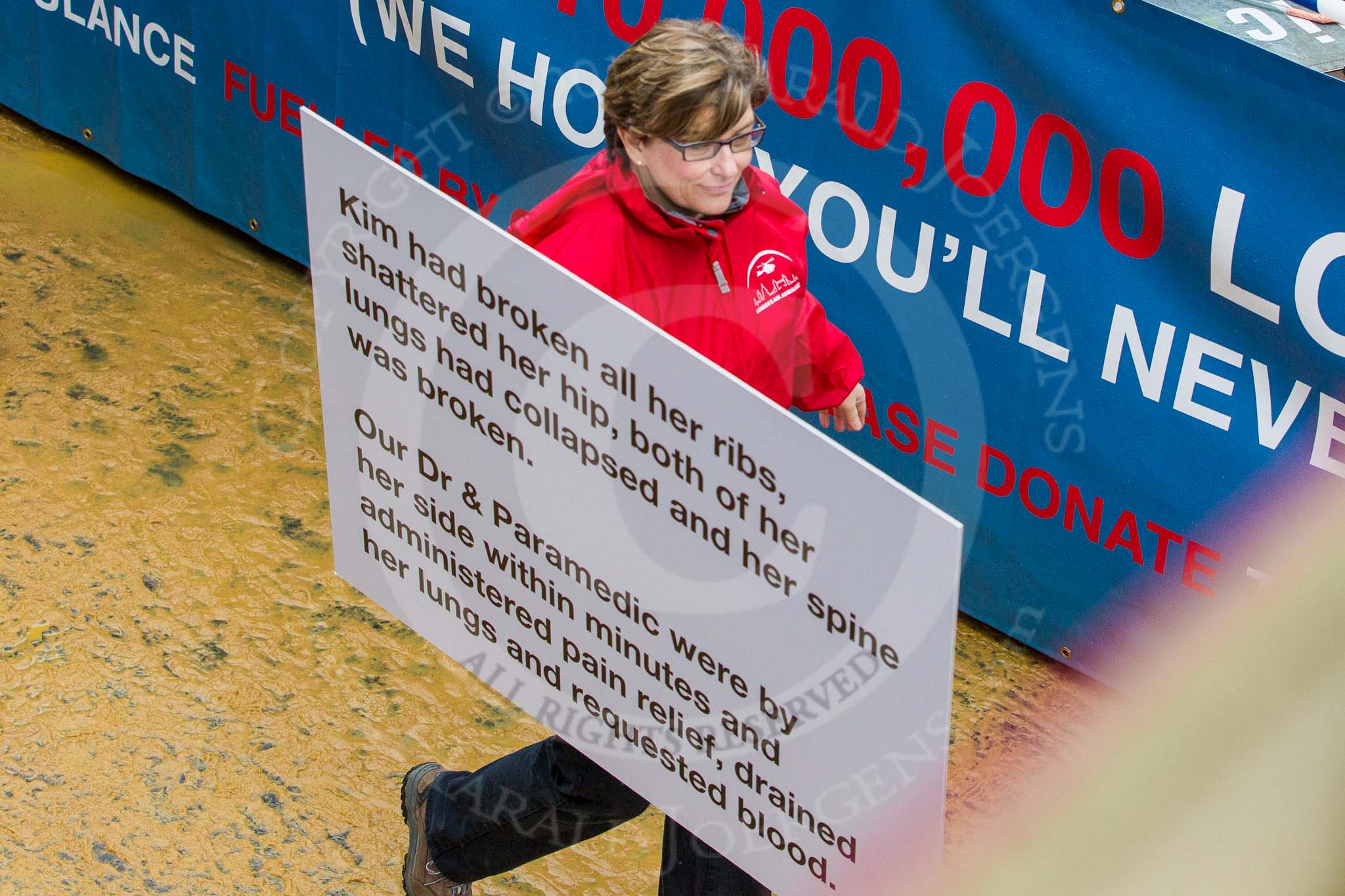 Lord Mayor's Show 2012: Entry 20 - London Air Ambulance..
Press stand opposite Mansion House, City of London,
London,
Greater London,
United Kingdom,
on 10 November 2012 at 11:09, image #367