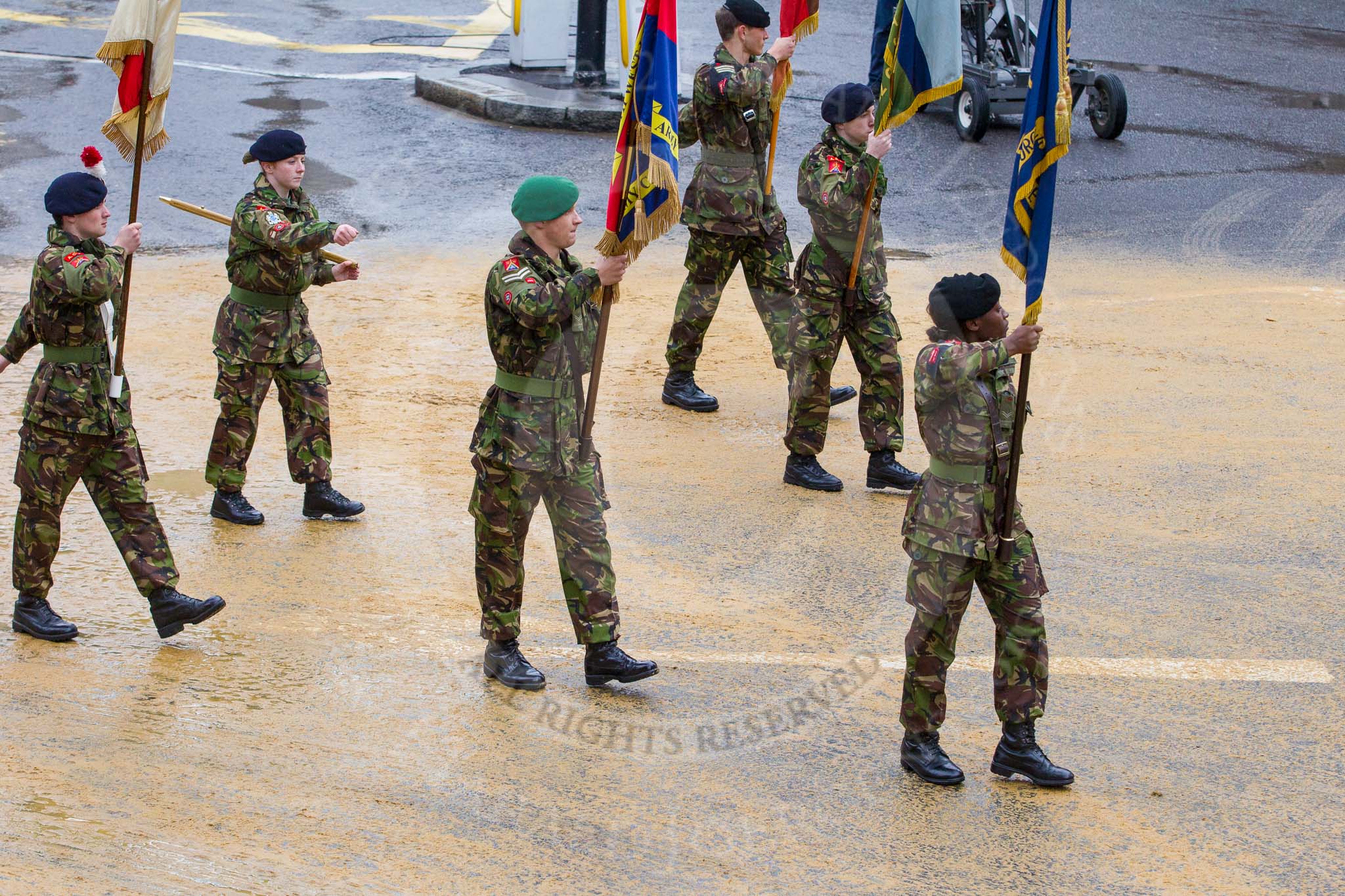 Lord Mayor's Show 2012: Entry 25 and 25 - Arny Cadet Force (ACF)..
Press stand opposite Mansion House, City of London,
London,
Greater London,
United Kingdom,
on 10 November 2012 at 11:11, image #430