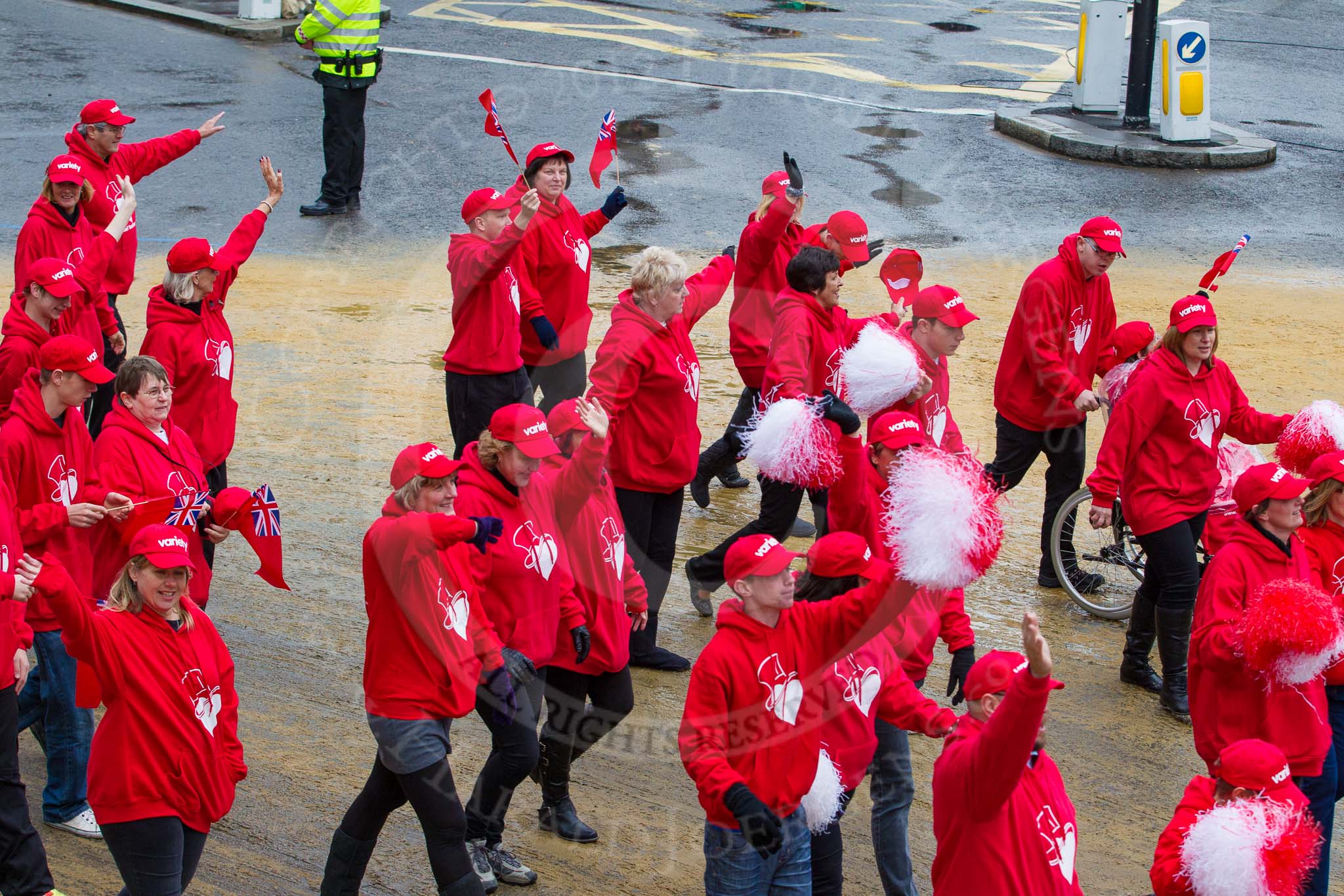 Lord Mayor's Show 2012: Entry 80 - Variety, The Children’s Charity..
Press stand opposite Mansion House, City of London,
London,
Greater London,
United Kingdom,
on 10 November 2012 at 11:35, image #1019