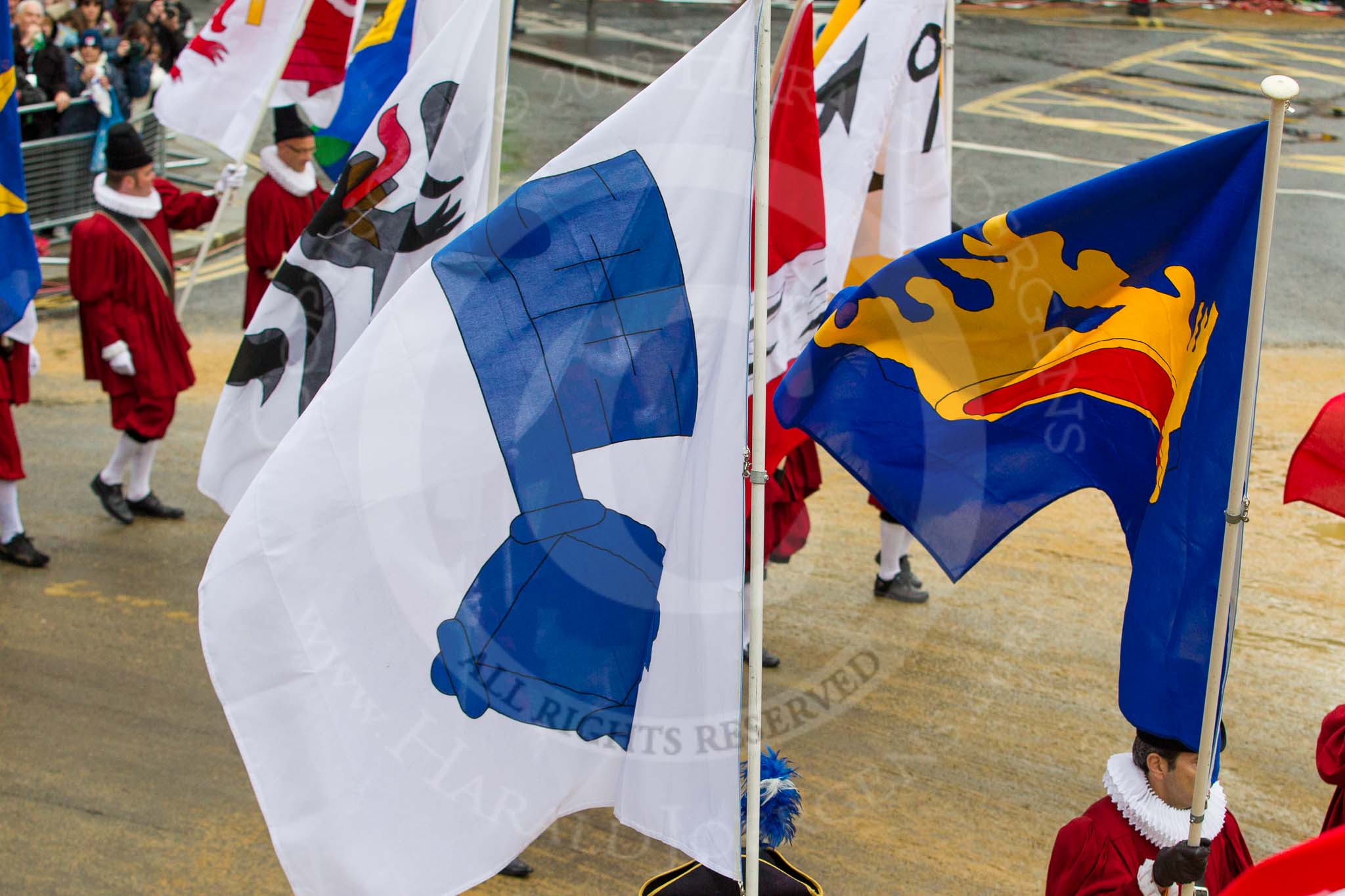 Lord Mayor's Show 2012: Entry 81 - Guilds of Basel..
Press stand opposite Mansion House, City of London,
London,
Greater London,
United Kingdom,
on 10 November 2012 at 11:35, image #1036
