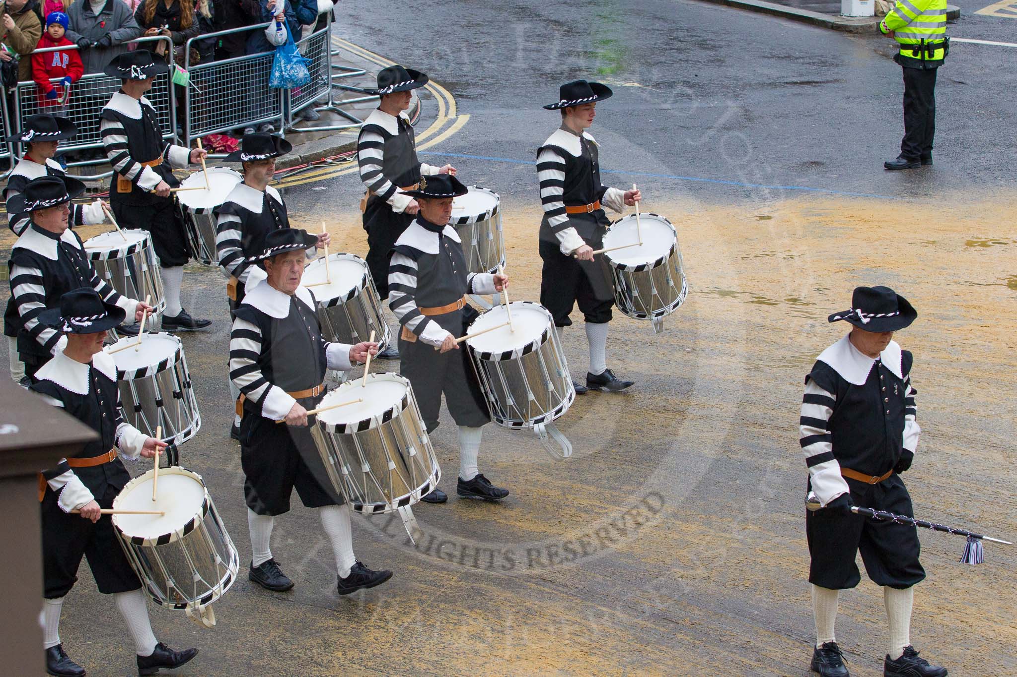 Lord Mayor's Show 2012: Entry 81 - Guilds of Basel..
Press stand opposite Mansion House, City of London,
London,
Greater London,
United Kingdom,
on 10 November 2012 at 11:36, image #1047