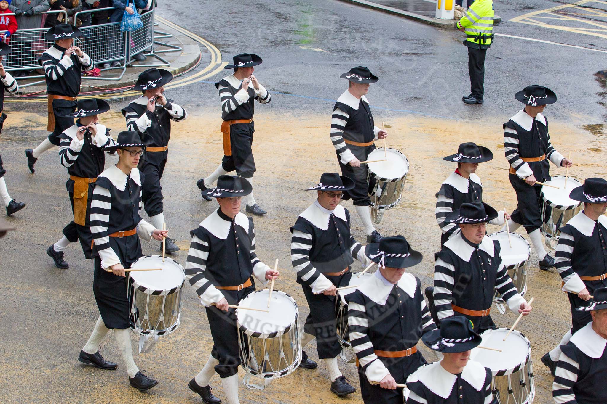 Lord Mayor's Show 2012: Entry 81 - Guilds of Basel..
Press stand opposite Mansion House, City of London,
London,
Greater London,
United Kingdom,
on 10 November 2012 at 11:36, image #1051
