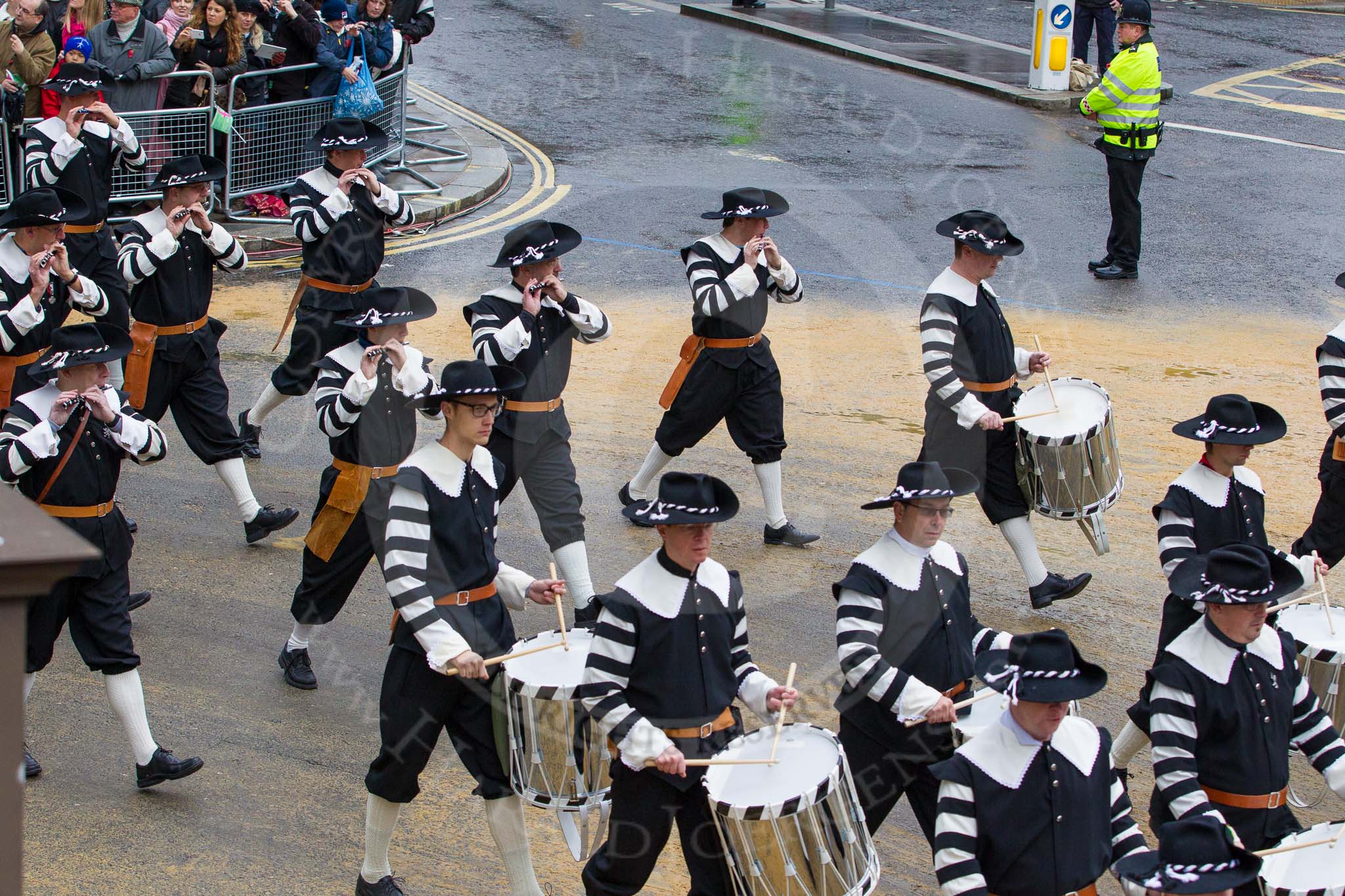 Lord Mayor's Show 2012: Entry 81 - Guilds of Basel..
Press stand opposite Mansion House, City of London,
London,
Greater London,
United Kingdom,
on 10 November 2012 at 11:36, image #1052