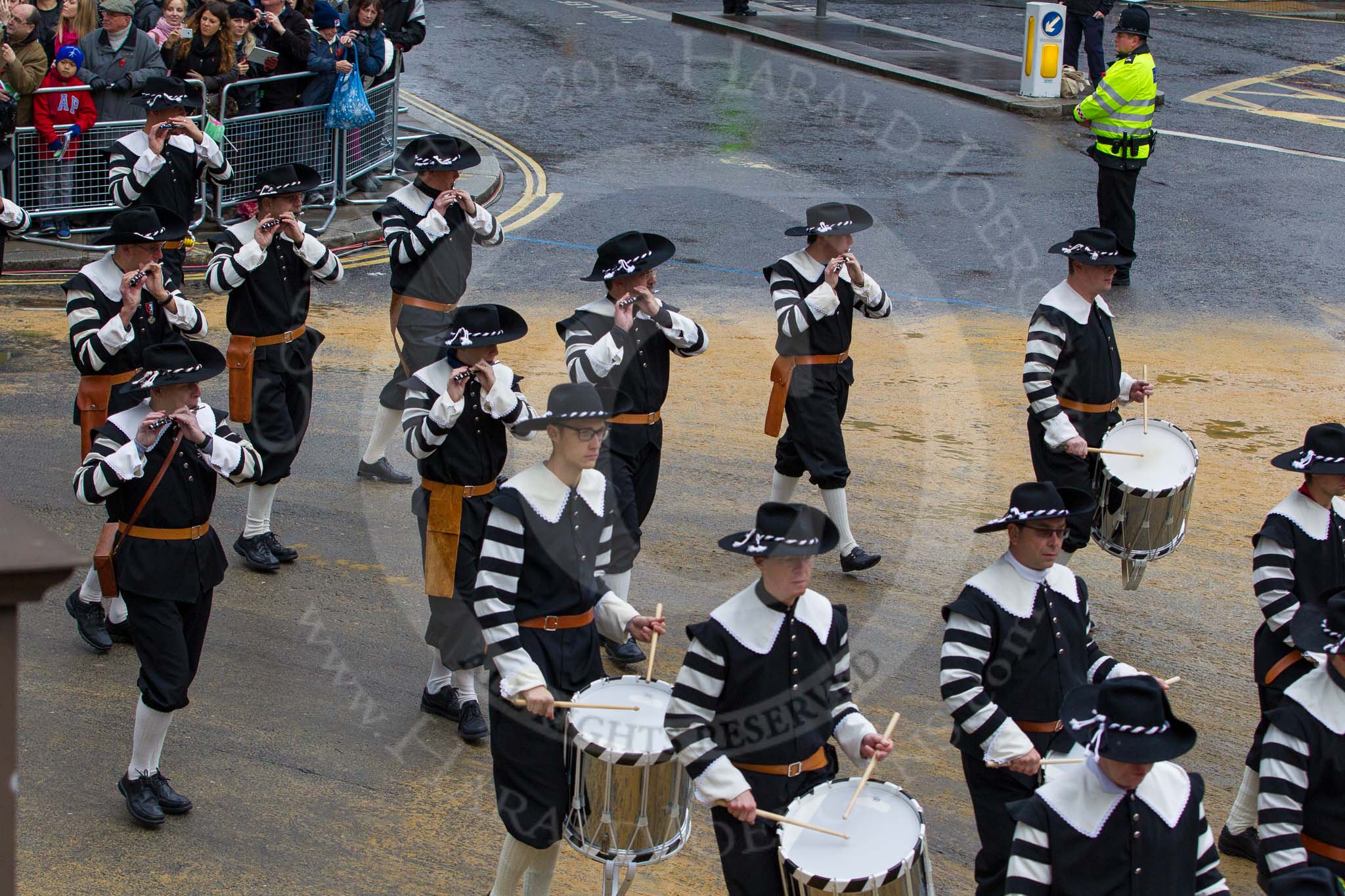 Lord Mayor's Show 2012: Entry 81 - Guilds of Basel..
Press stand opposite Mansion House, City of London,
London,
Greater London,
United Kingdom,
on 10 November 2012 at 11:36, image #1053