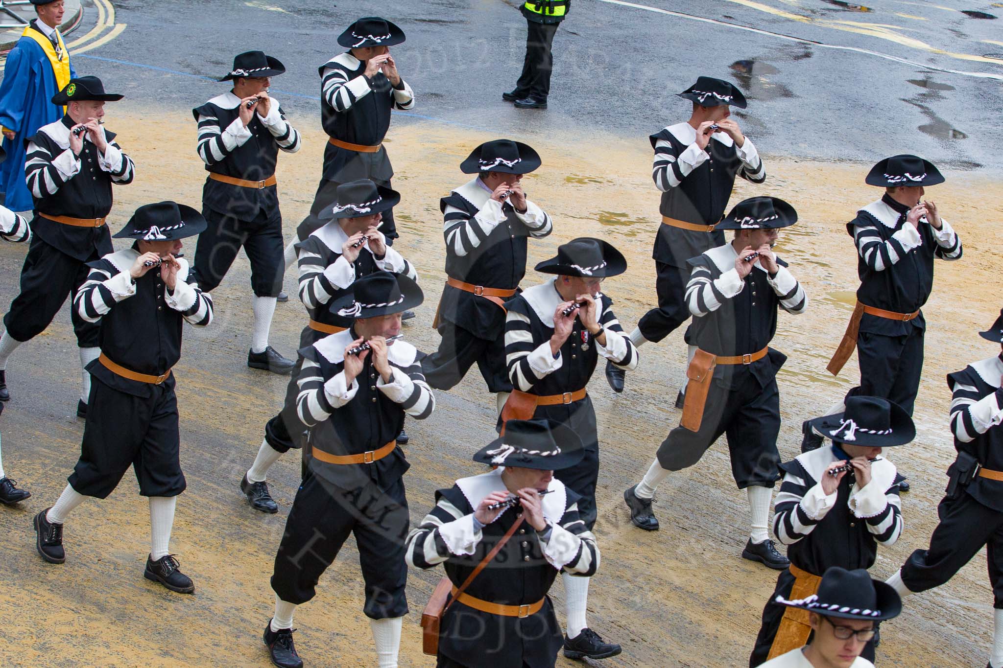 Lord Mayor's Show 2012: Entry 81 - Guilds of Basel..
Press stand opposite Mansion House, City of London,
London,
Greater London,
United Kingdom,
on 10 November 2012 at 11:36, image #1054