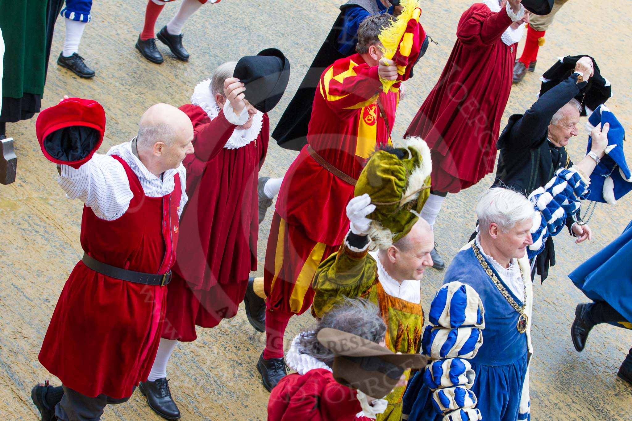 Lord Mayor's Show 2012: Entry 81 - Guilds of Basel..
Press stand opposite Mansion House, City of London,
London,
Greater London,
United Kingdom,
on 10 November 2012 at 11:36, image #1064
