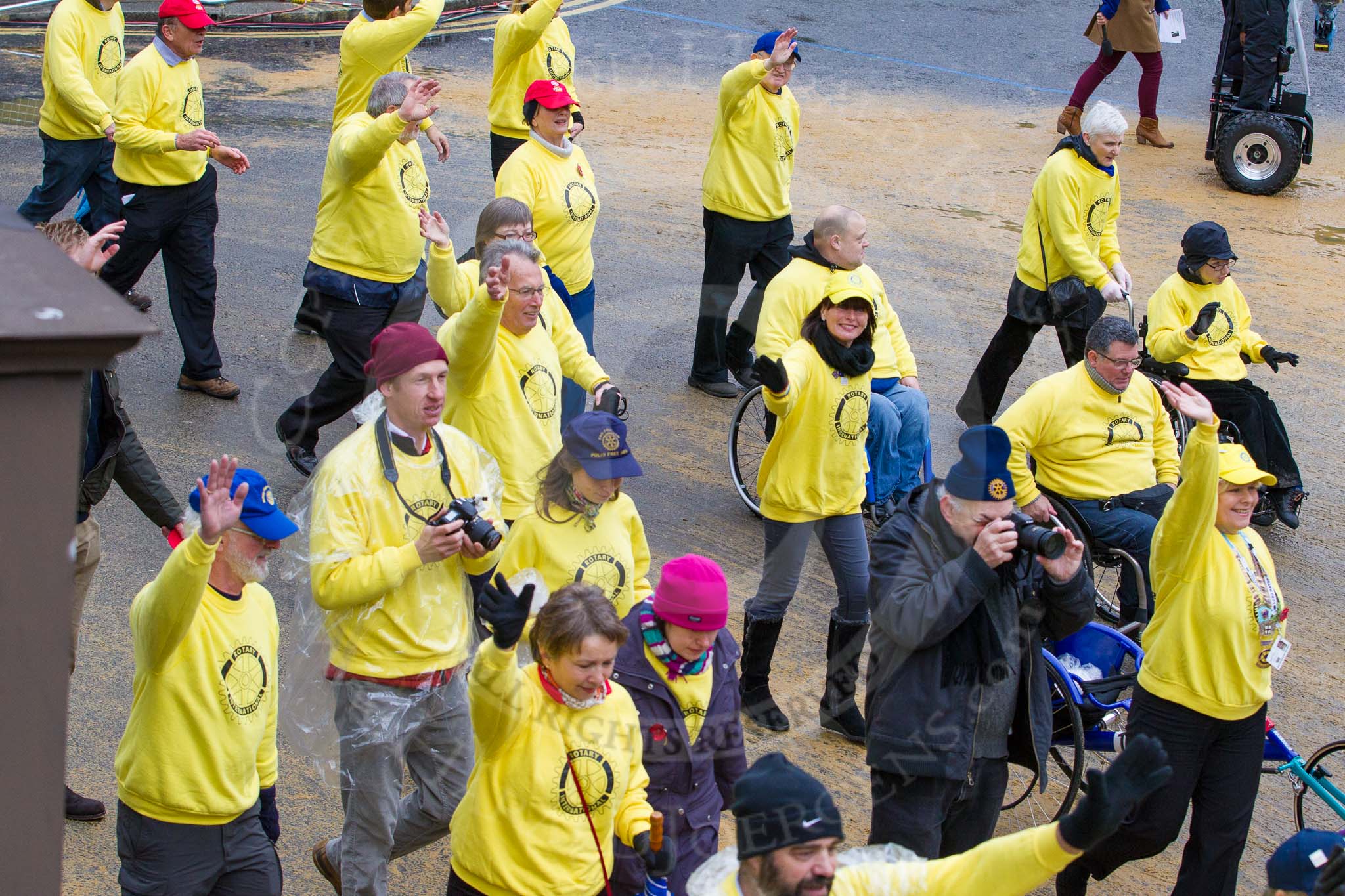 Lord Mayor's Show 2012: Entry 82 - Rotary in London/Wheelpower..
Press stand opposite Mansion House, City of London,
London,
Greater London,
United Kingdom,
on 10 November 2012 at 11:36, image #1070