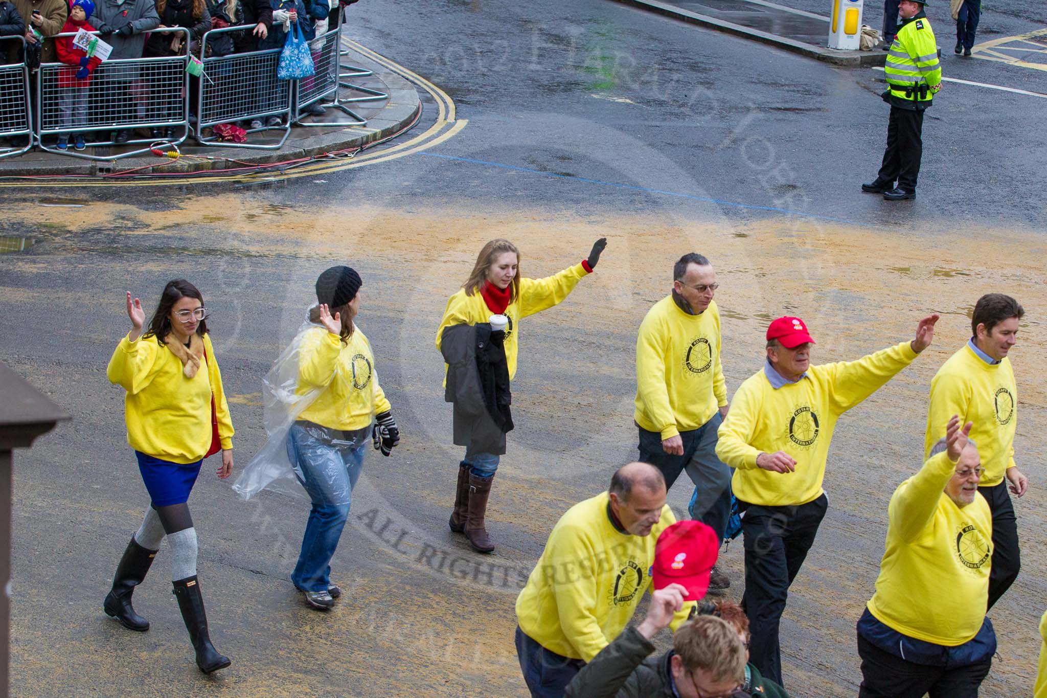 Lord Mayor's Show 2012: Entry 82 - Rotary in London/Wheelpower..
Press stand opposite Mansion House, City of London,
London,
Greater London,
United Kingdom,
on 10 November 2012 at 11:36, image #1074