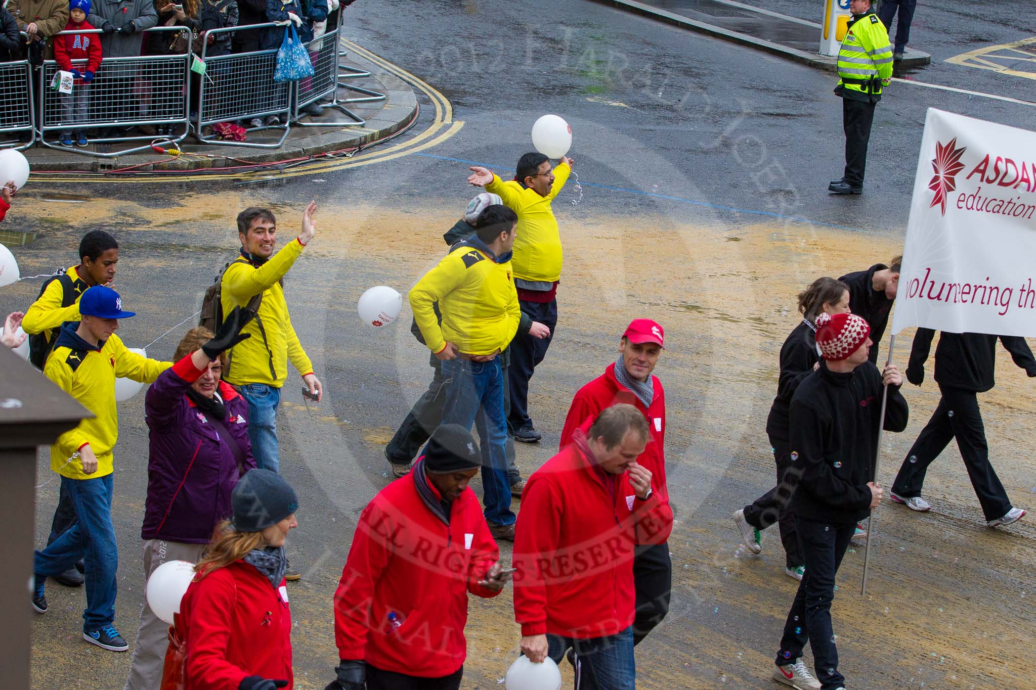 Lord Mayor's Show 2012: Entry 84 - ASDAN Education..
Press stand opposite Mansion House, City of London,
London,
Greater London,
United Kingdom,
on 10 November 2012 at 11:37, image #1092