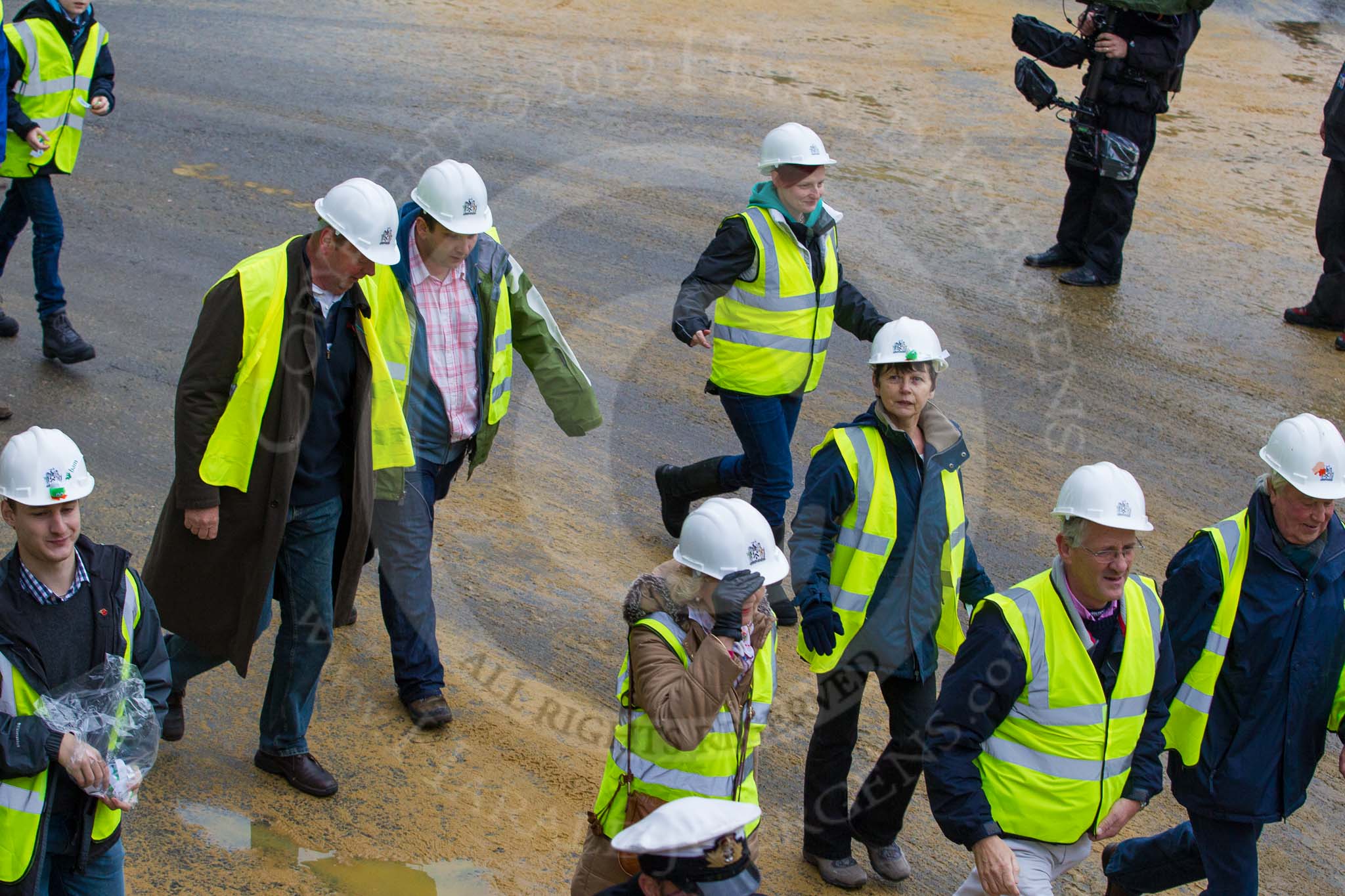 Lord Mayor's Show 2012: Entry 96 - Worshipful Company of Paviors, with a traditional steam roller..
Press stand opposite Mansion House, City of London,
London,
Greater London,
United Kingdom,
on 10 November 2012 at 11:43, image #1261