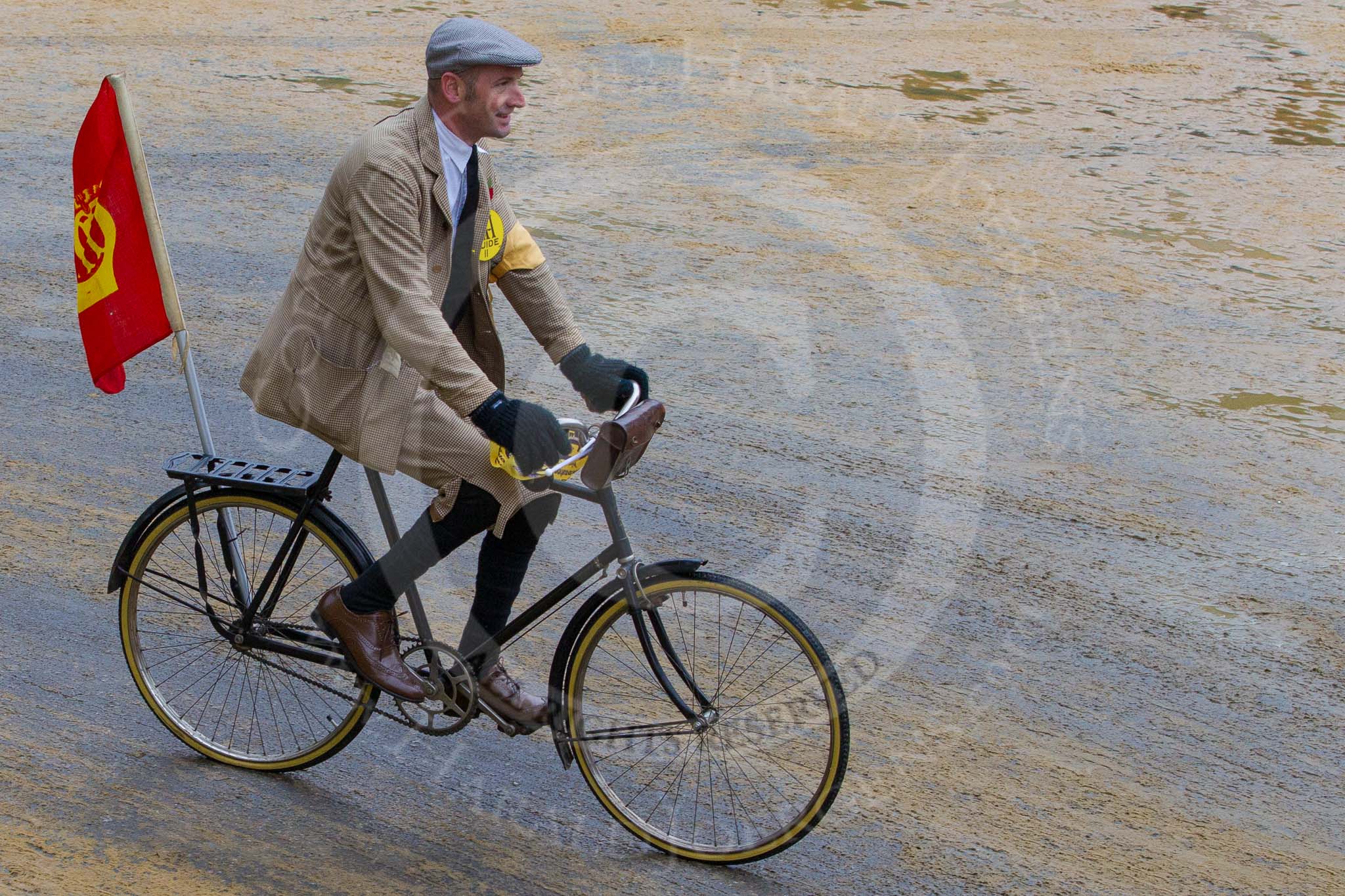 Lord Mayor's Show 2012: Entry 97 - AA, the Automobile Association..
Press stand opposite Mansion House, City of London,
London,
Greater London,
United Kingdom,
on 10 November 2012 at 11:43, image #1272