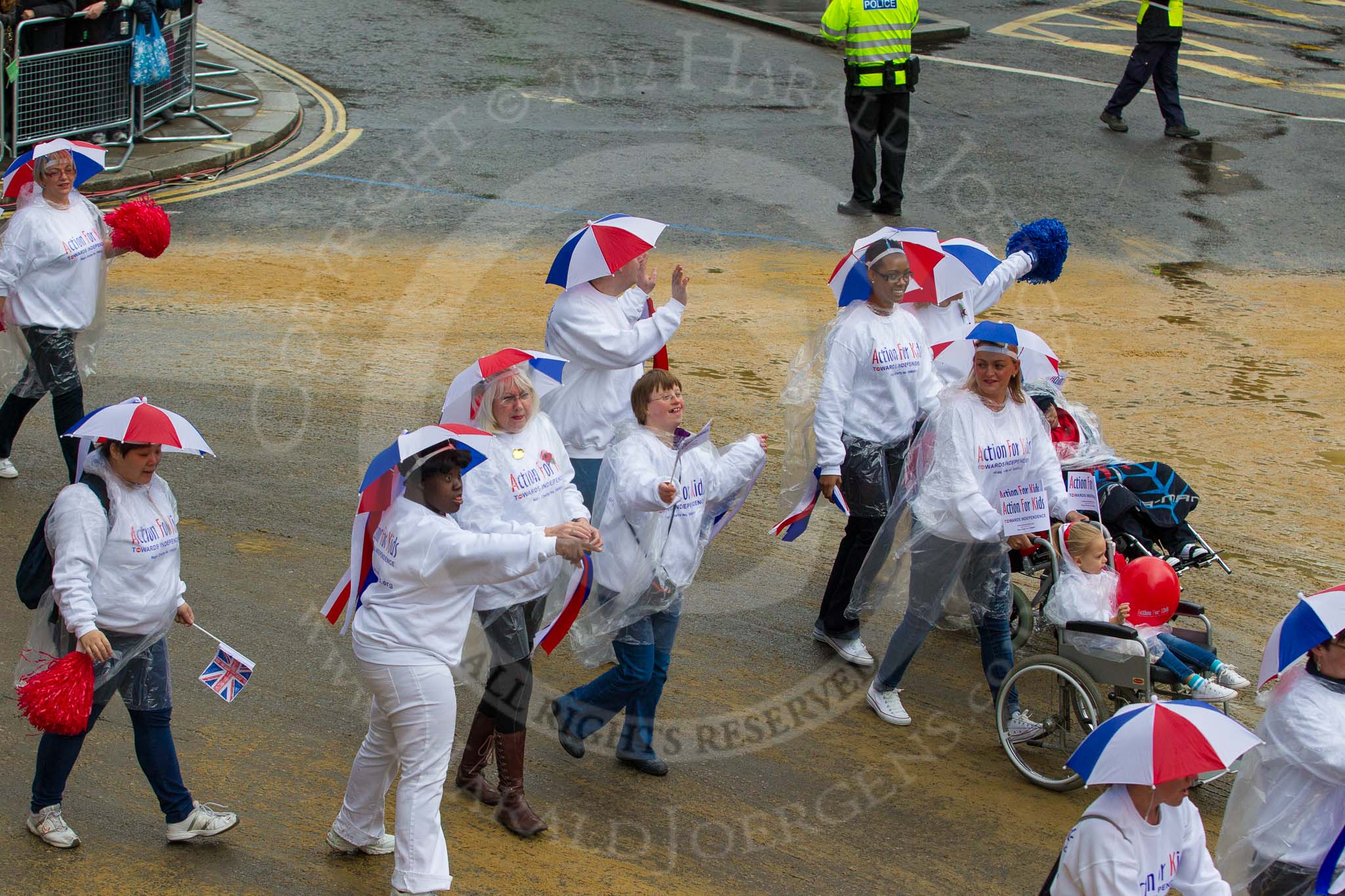 Lord Mayor's Show 2012: Entry 102 - Radio Taxis, supporting the charity Action for Kids..
Press stand opposite Mansion House, City of London,
London,
Greater London,
United Kingdom,
on 10 November 2012 at 11:49, image #1383