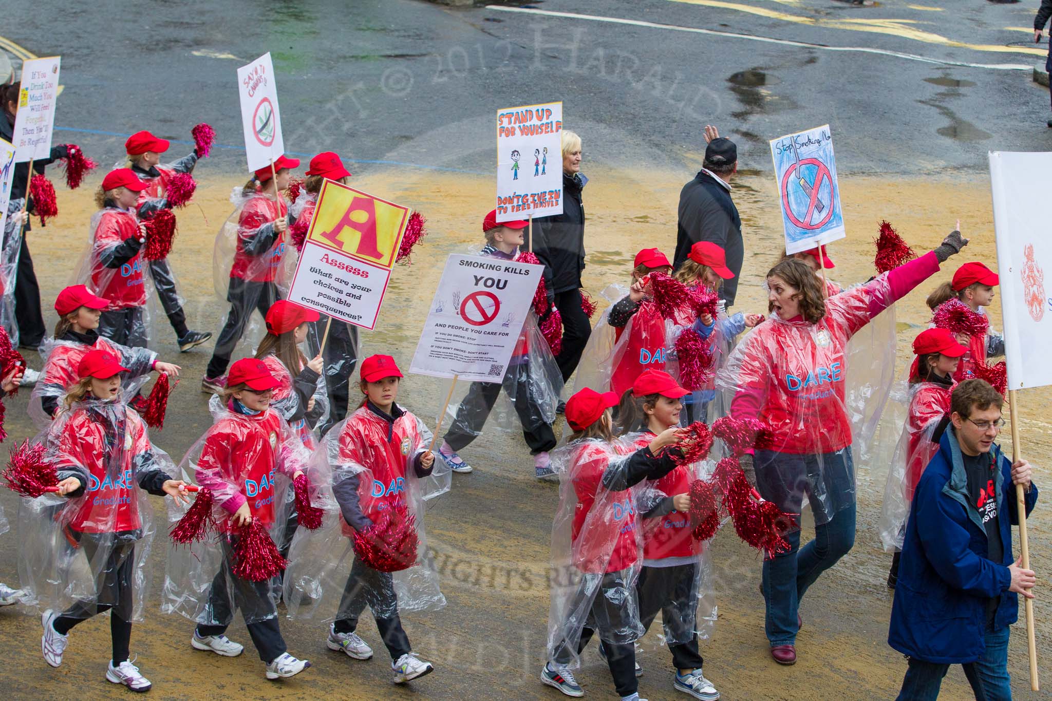 Lord Mayor's Show 2012: Entry 106 - DARE City of London, the Drug Abuse Resistance Education, with the Sir John Cass's Foundation..
Press stand opposite Mansion House, City of London,
London,
Greater London,
United Kingdom,
on 10 November 2012 at 11:53, image #1500