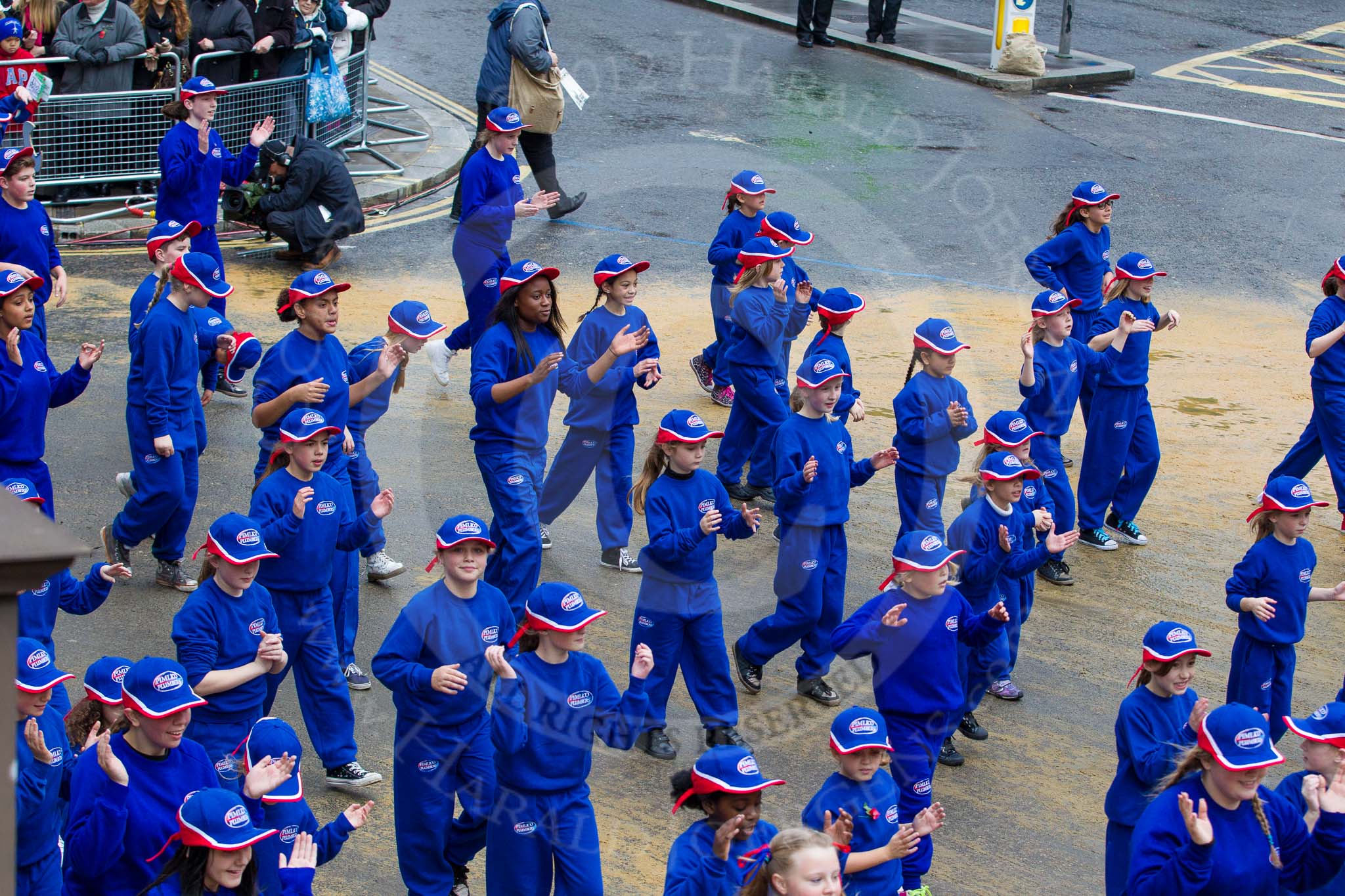 Lord Mayor's Show 2012: Entry 107 - Pimlico Plumbers..
Press stand opposite Mansion House, City of London,
London,
Greater London,
United Kingdom,
on 10 November 2012 at 11:54, image #1522