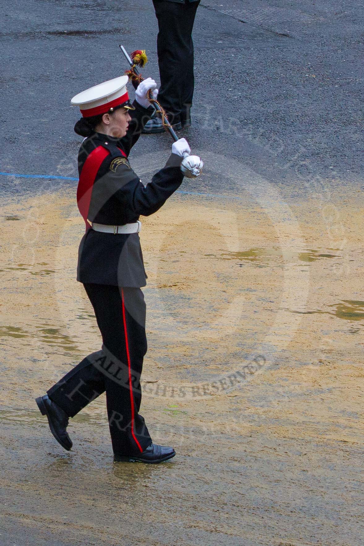 Lord Mayor's Show 2012: Entry 111 - Surbiton Royal British Legion Band..
Press stand opposite Mansion House, City of London,
London,
Greater London,
United Kingdom,
on 10 November 2012 at 11:55, image #1579