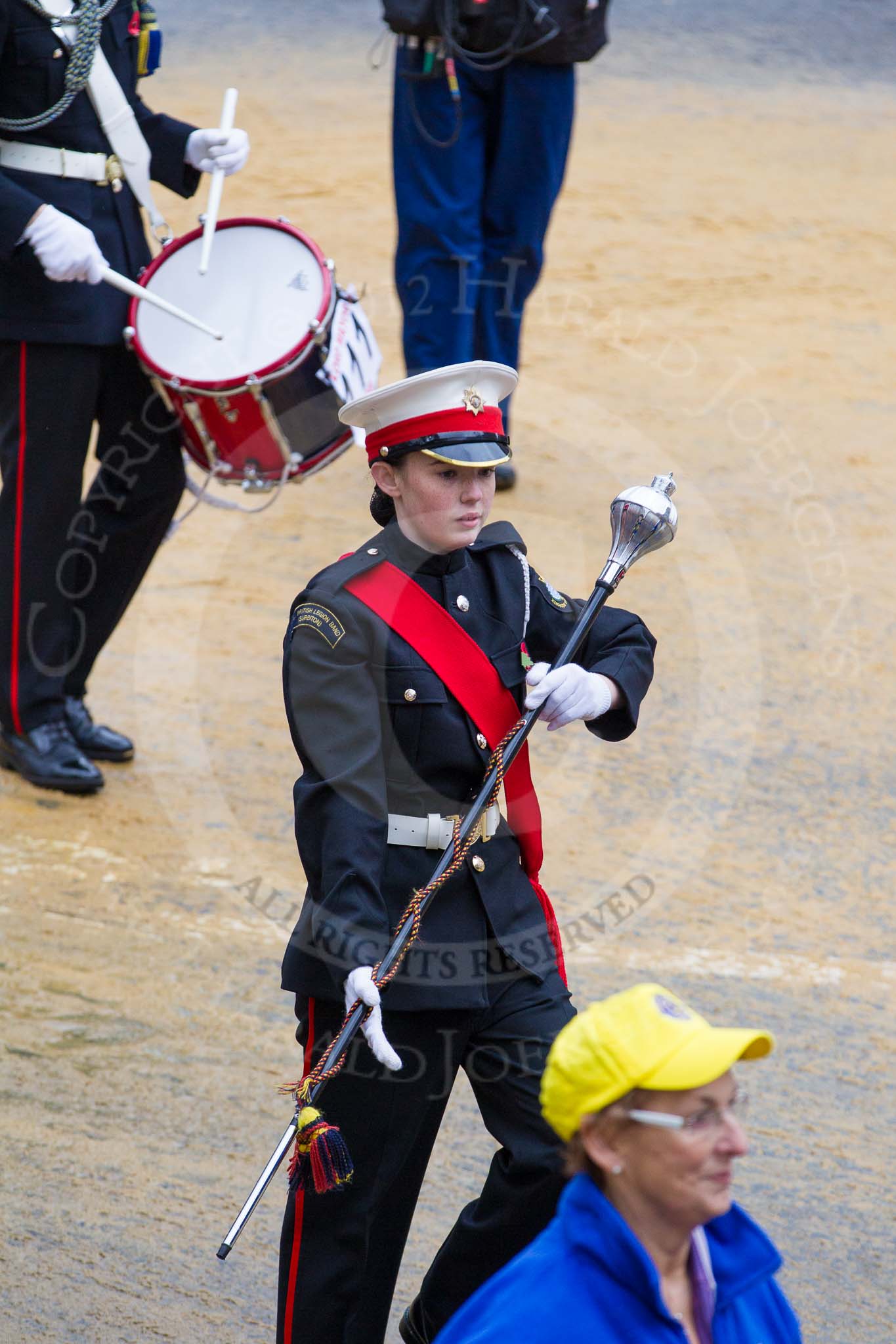 Lord Mayor's Show 2012: Entry 111 - Surbiton Royal British Legion Band..
Press stand opposite Mansion House, City of London,
London,
Greater London,
United Kingdom,
on 10 November 2012 at 11:56, image #1588