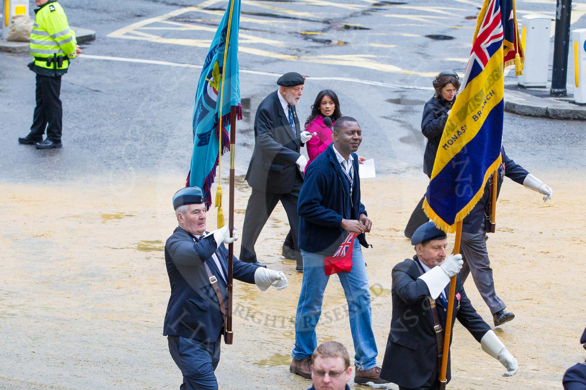 Lord Mayor's Show 2012: Entry 112 - Royal British Legion..
Press stand opposite Mansion House, City of London,
London,
Greater London,
United Kingdom,
on 10 November 2012 at 11:56, image #1610