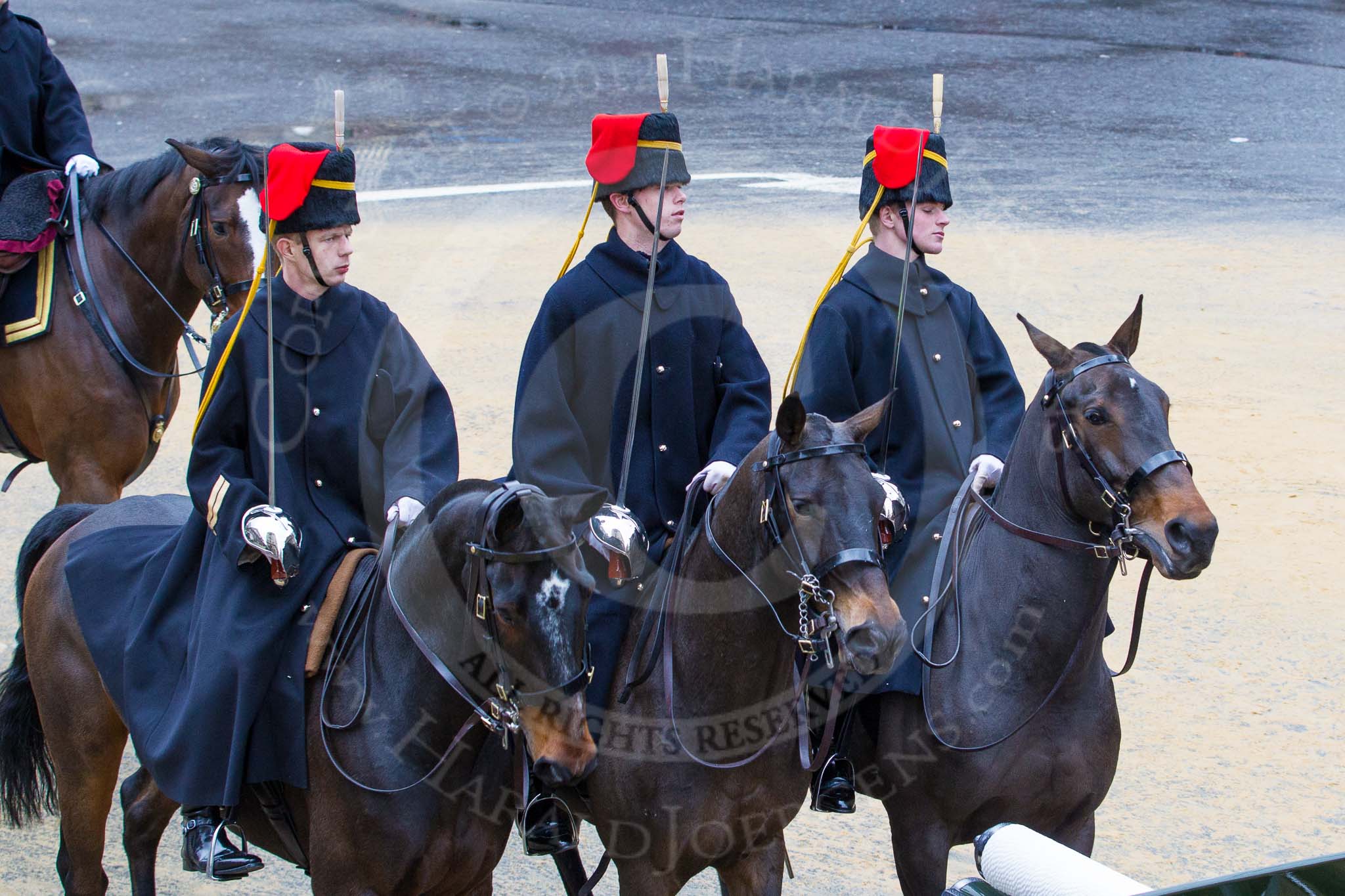 Lord Mayor's Show 2012: Entry 124 - The King’s Troop Royal Horse Artillery (RHA)..
Press stand opposite Mansion House, City of London,
London,
Greater London,
United Kingdom,
on 10 November 2012 at 12:03, image #1808