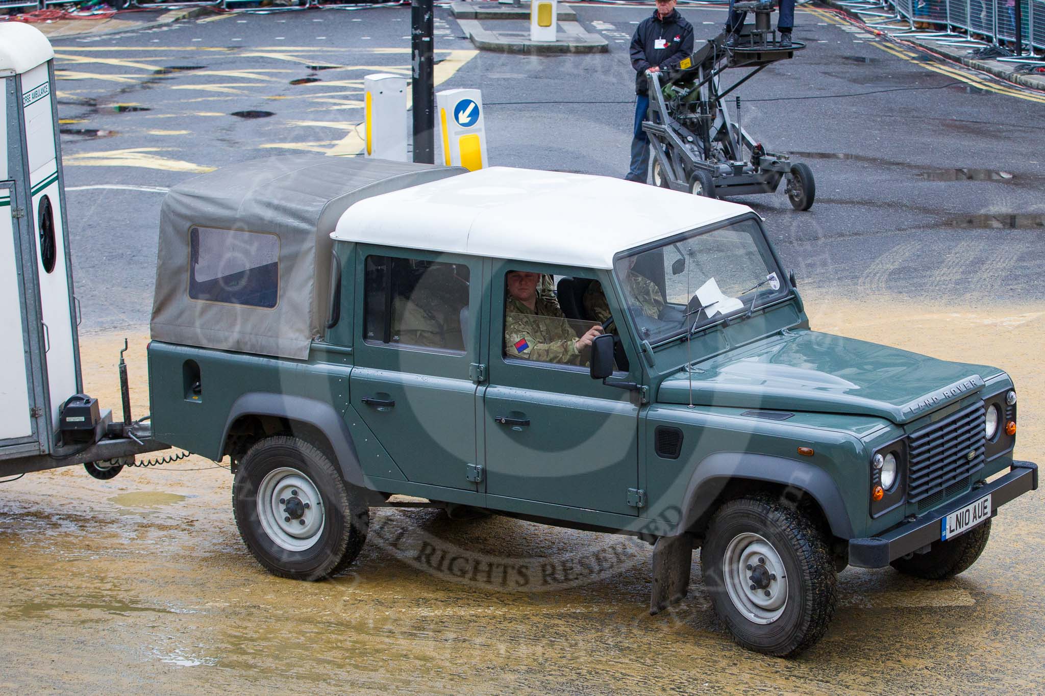 Lord Mayor's Show 2012: Entry 124 - The King’s Troop Royal Horse Artillery (RHA)..
Press stand opposite Mansion House, City of London,
London,
Greater London,
United Kingdom,
on 10 November 2012 at 12:03, image #1811